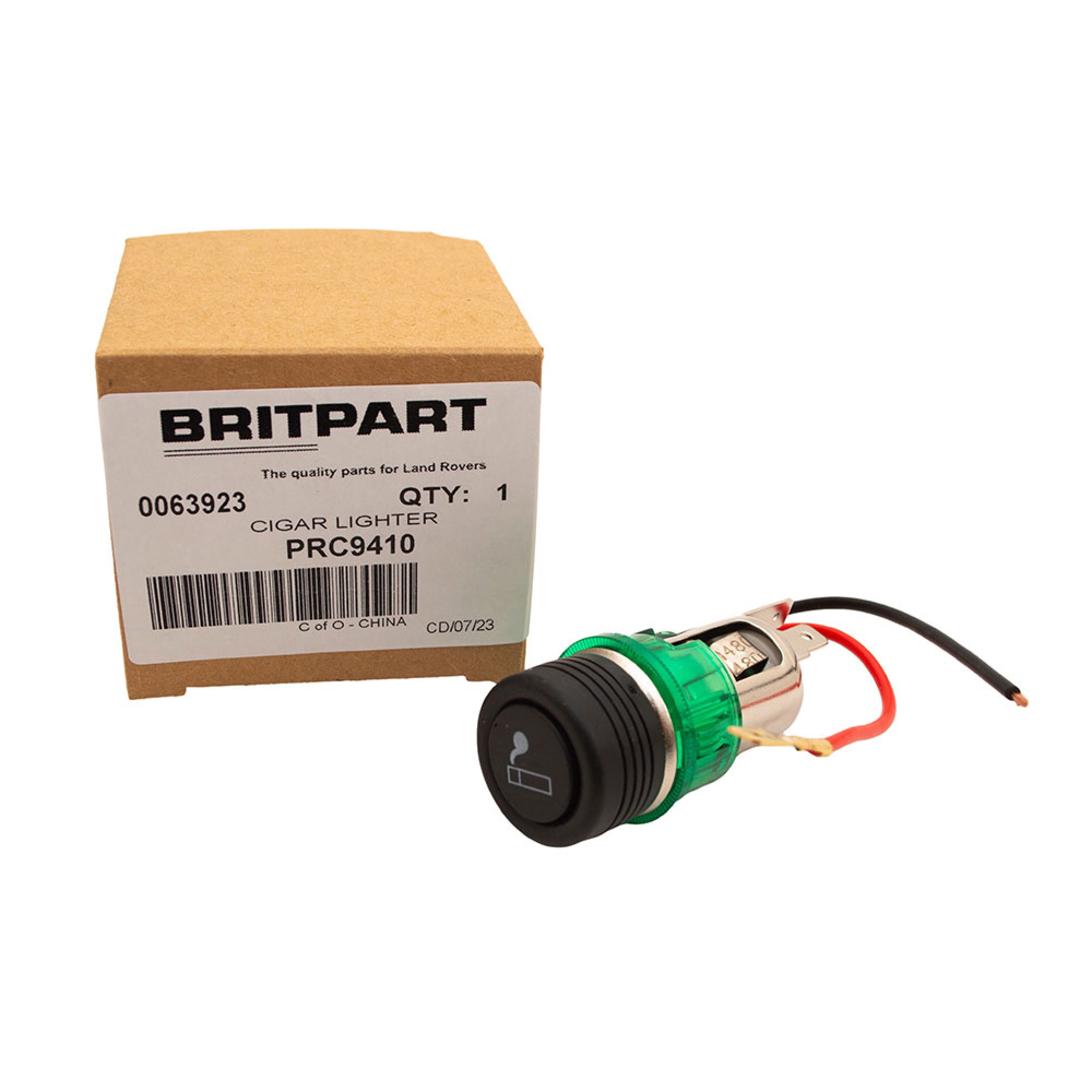 PRC9410 - Cigar Lighter L/R to 1992 Range Rover Classic 1985-1994 Discovery to 1994