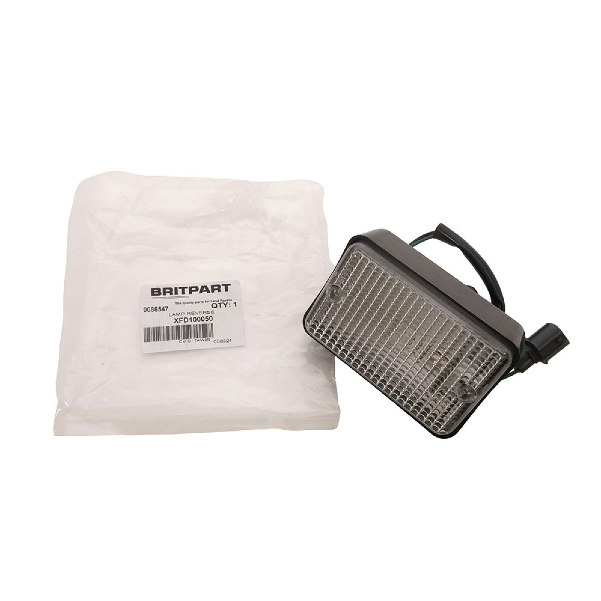 XFD100050 - Rear Reverse Lamp from XA159807