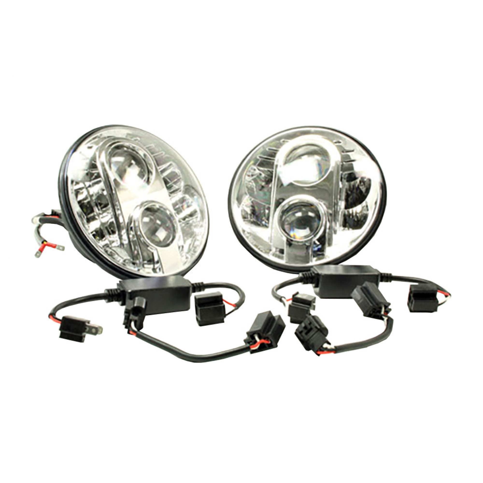 TF710 - Terrafirma 7" Led Headlights RHD E Marked Dot Approved
