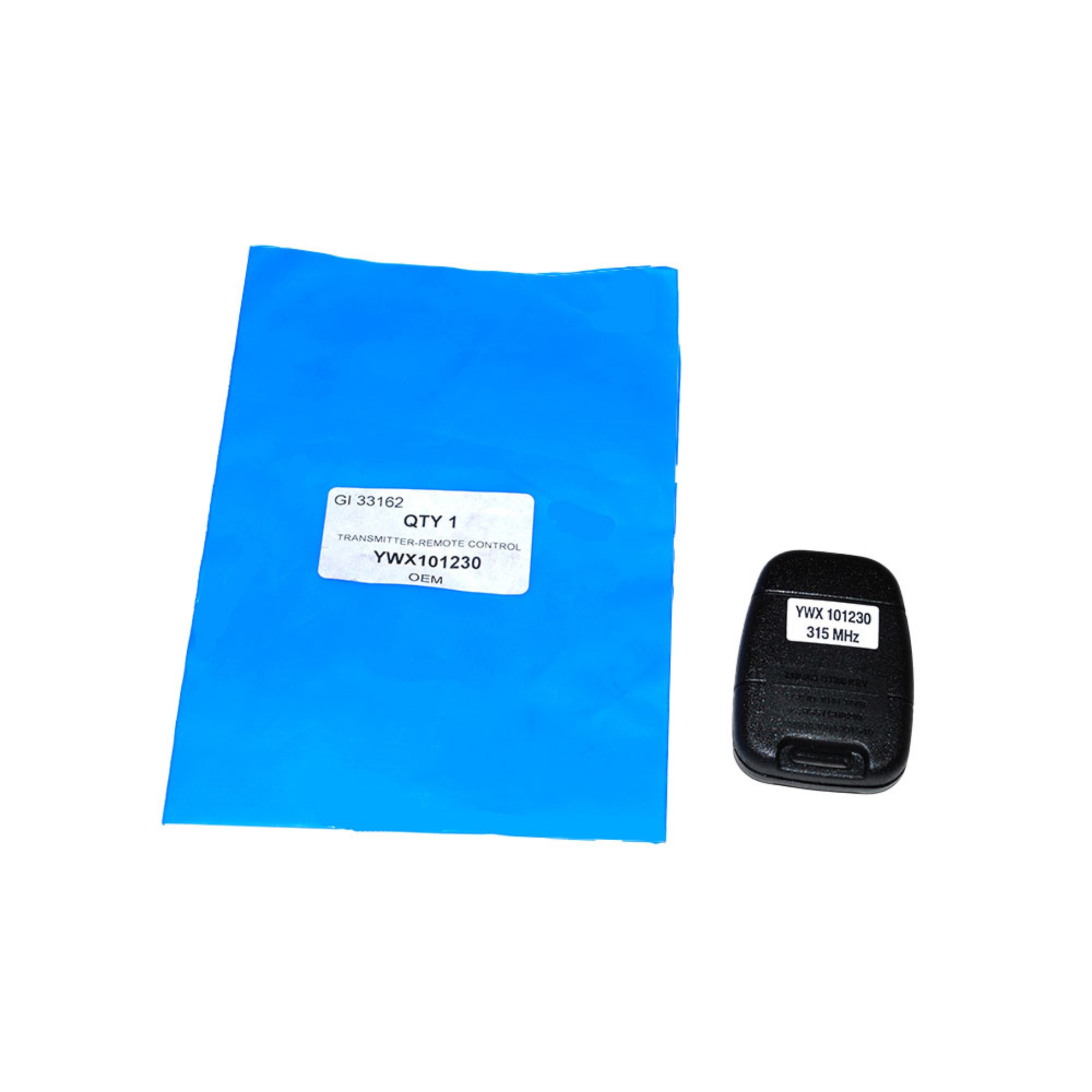 YWX101230 - Remote Control Transmitter for Alarm 315 Mhz Discovery 1 Freelander 1 and 90/110