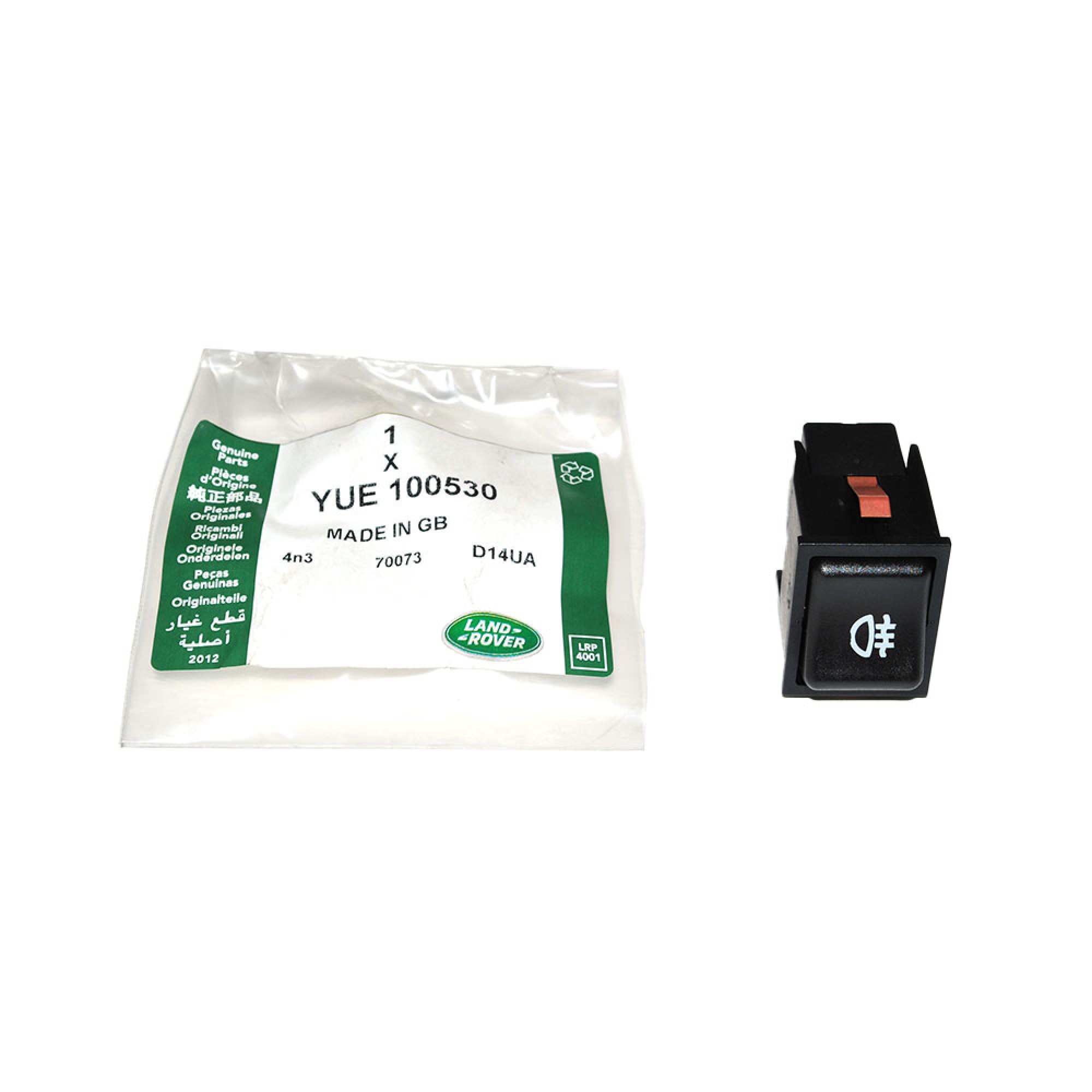 YUE100530 - Dash Mounted Rear Fog Light Switch for Defender