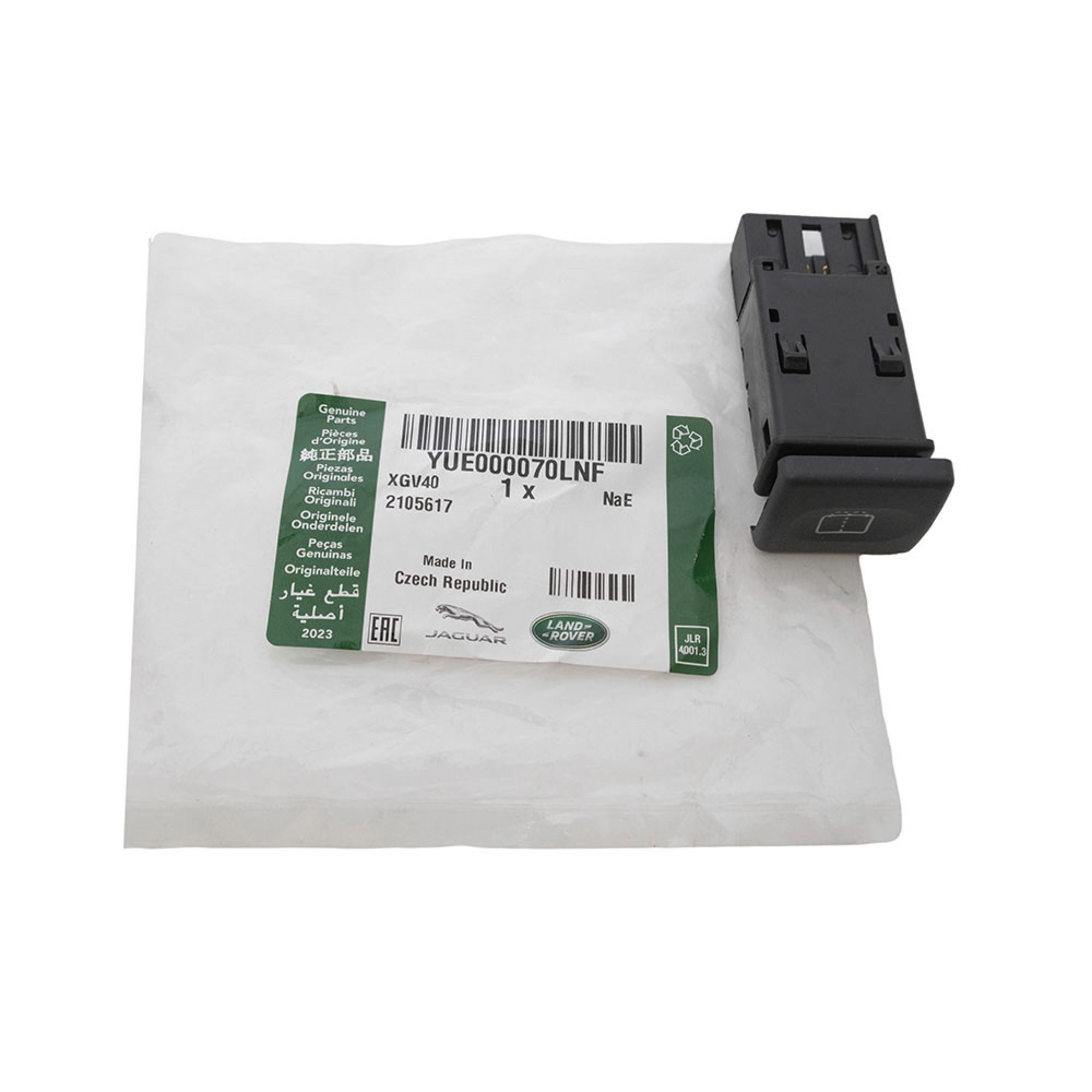 YUE000070LNF - Lucas Rear Wash Switch Momentary from 2A622424