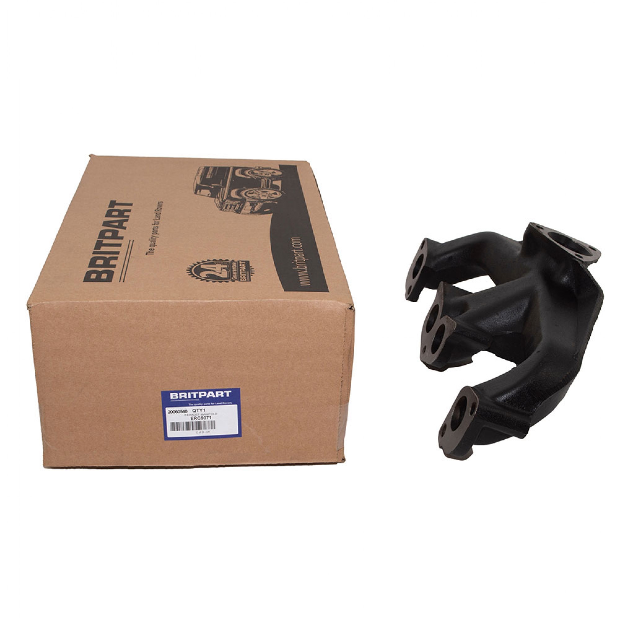 ERC9071 - Exhaust Manifold Petrol 2.25 and 2.5 Early Models with Conical End Down Pipe