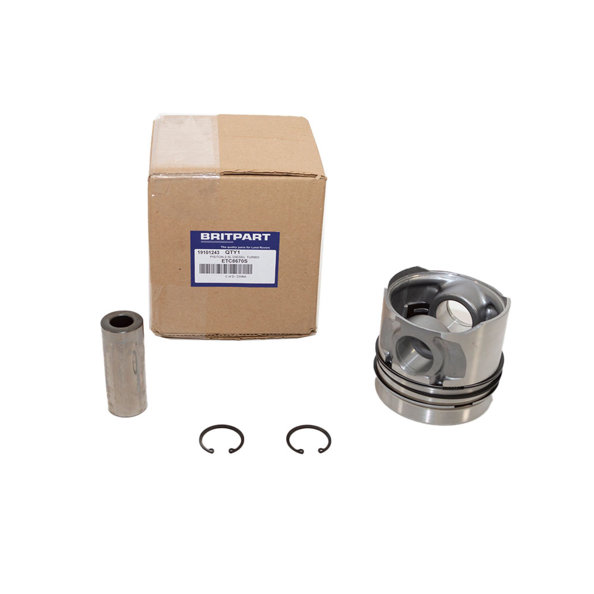 ETC8670S - Piston + Rings Assembley 2.5 Dt Standard 90/110.