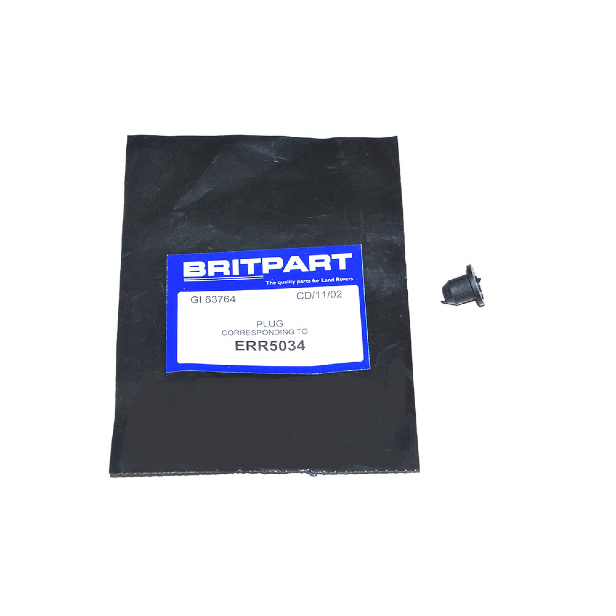 ERR5034 - Blanking Plug Camshaft Oil Feed