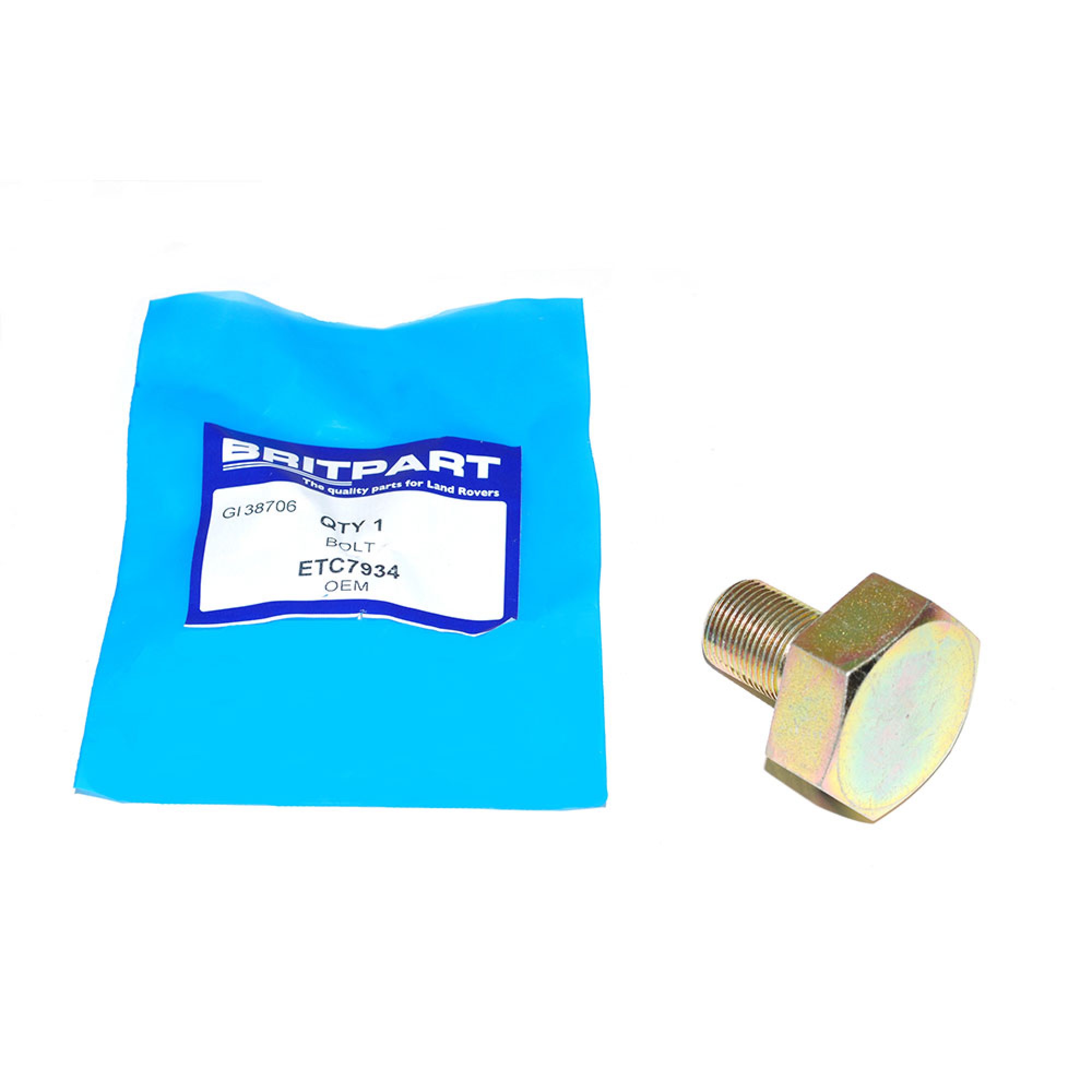 ETC7934 - Bolt Front Of Crankshaft 2.5D Na. 2.5TD 2.25/2.5 Petrol