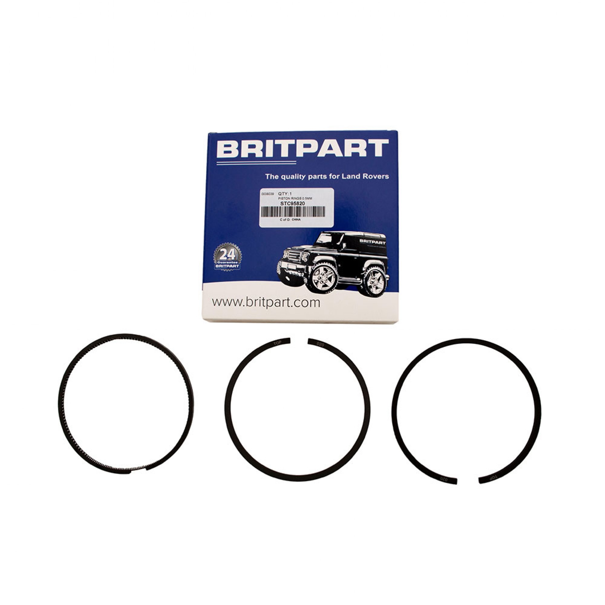 STC95820 - Piston Ring Kit Engine 4 Pistons .020 300TDI