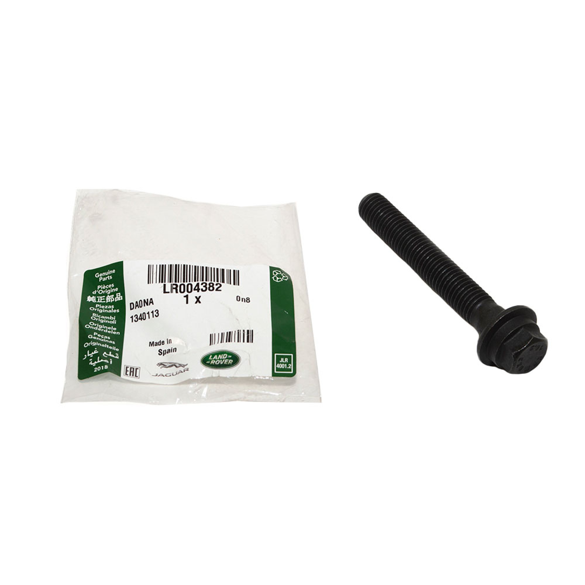 LR004382 - Hex Head M12 x 80mm Pulley Bolt