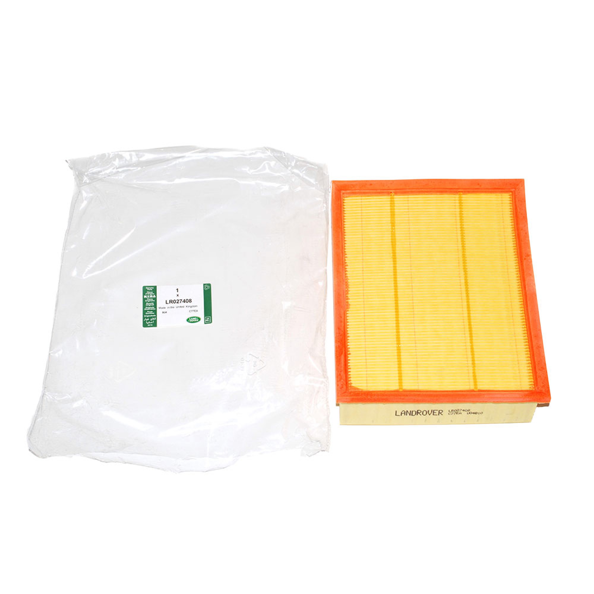 LR027408GEN - Genuine Air Filter Discovery TD5 & V8/Defender TD5 Range Rover P38 2.5TD from WA376580/V8 from VA346794 to VA376579 & WA385949 on