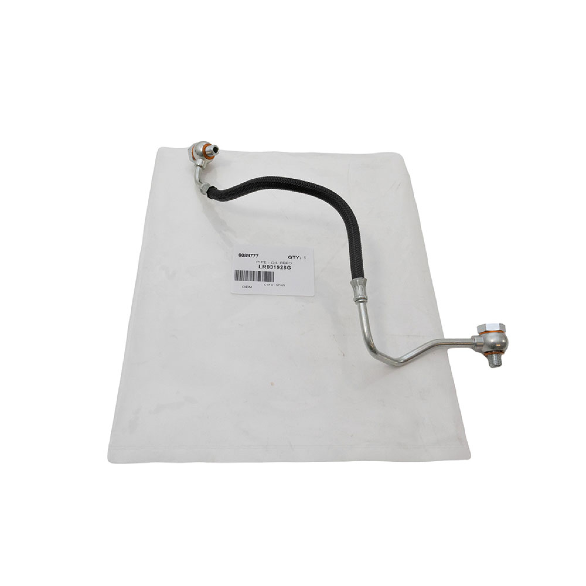 LR031928G - OEM Turbo Oil Feed Pipe for Defender TD4