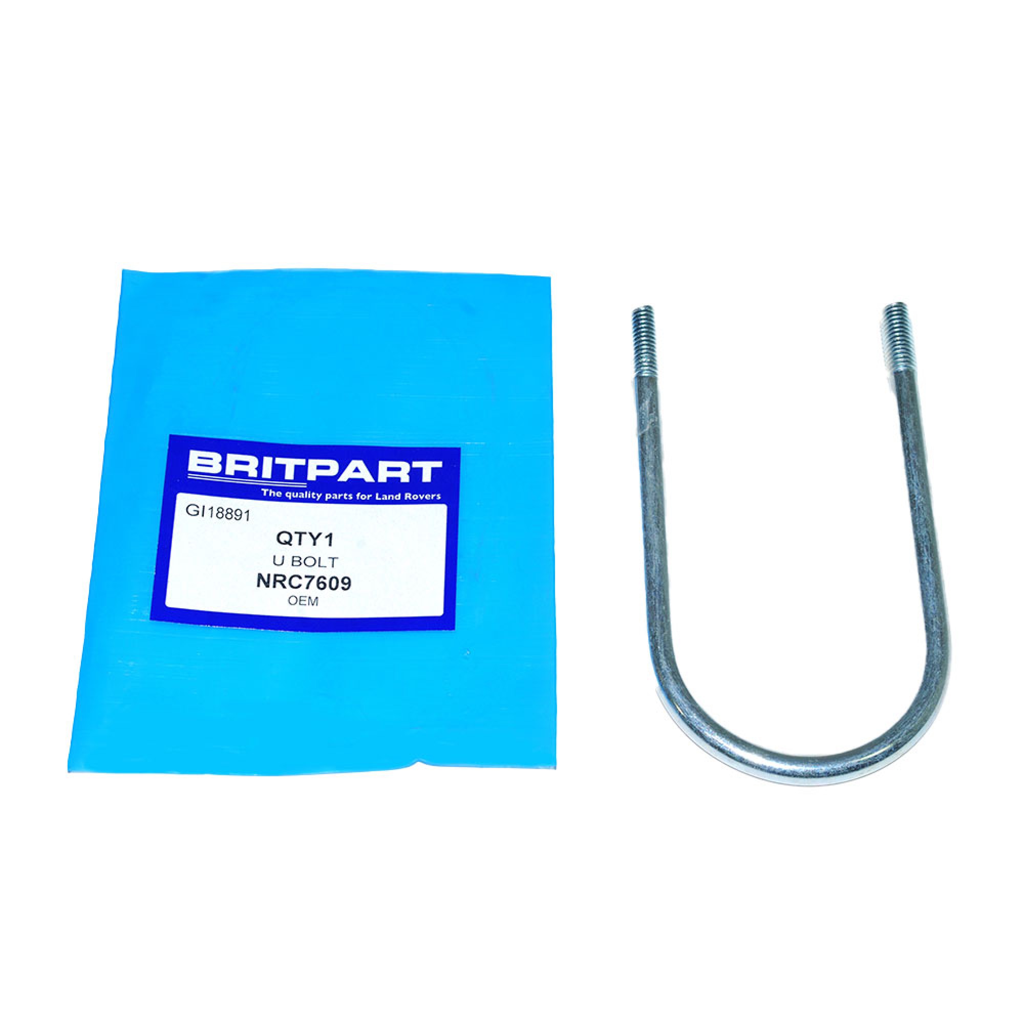 NRC7609 - U Bolt for Tail Pipe and Silencer