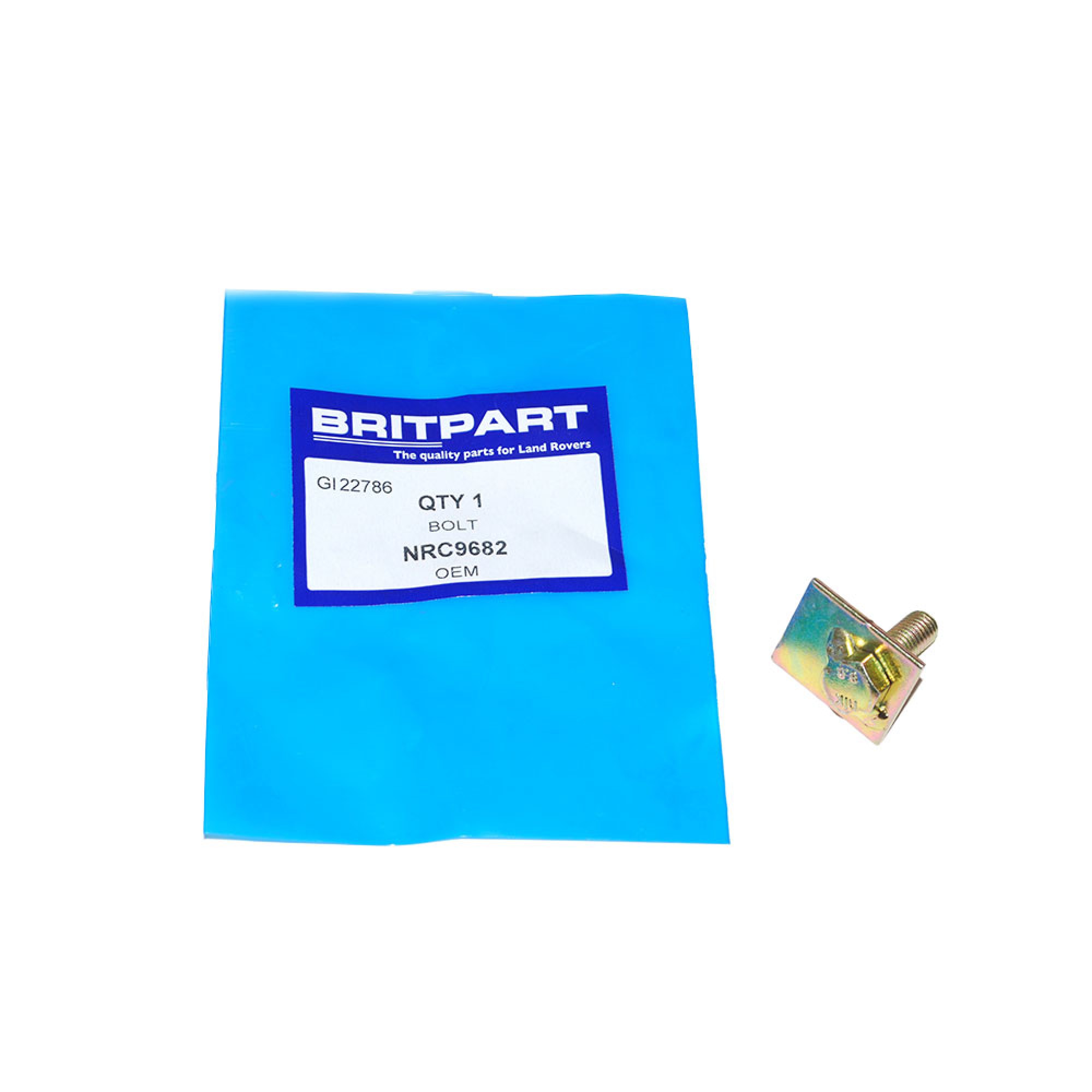 Bolt Plate Mounting Fuel Tank Under Seat 90 - NRC9682