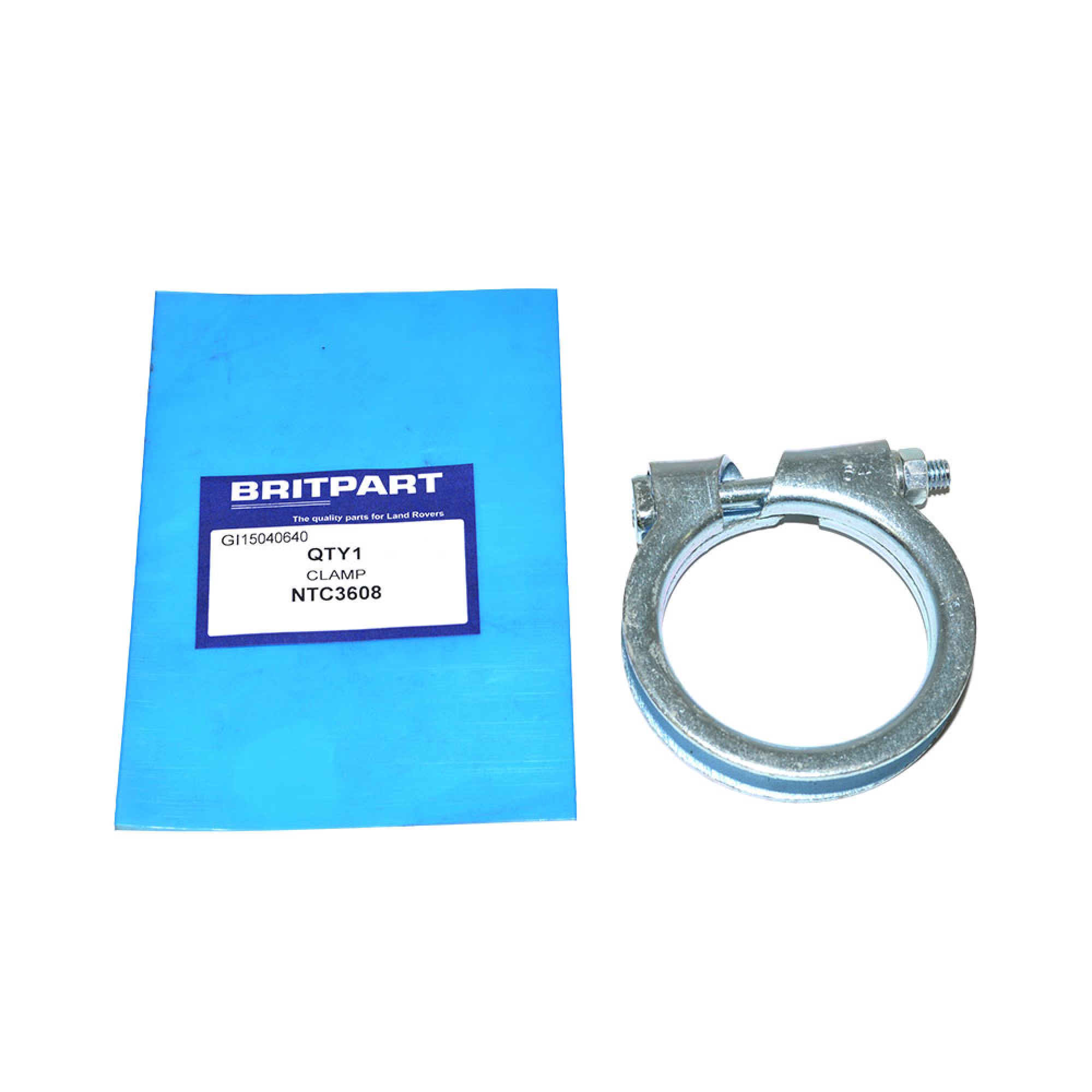 NTC3608 - Clamp for Front Exhaust Pipe 90/110 2.5TDL and 200 TDI and Range Rover Classic with Cat