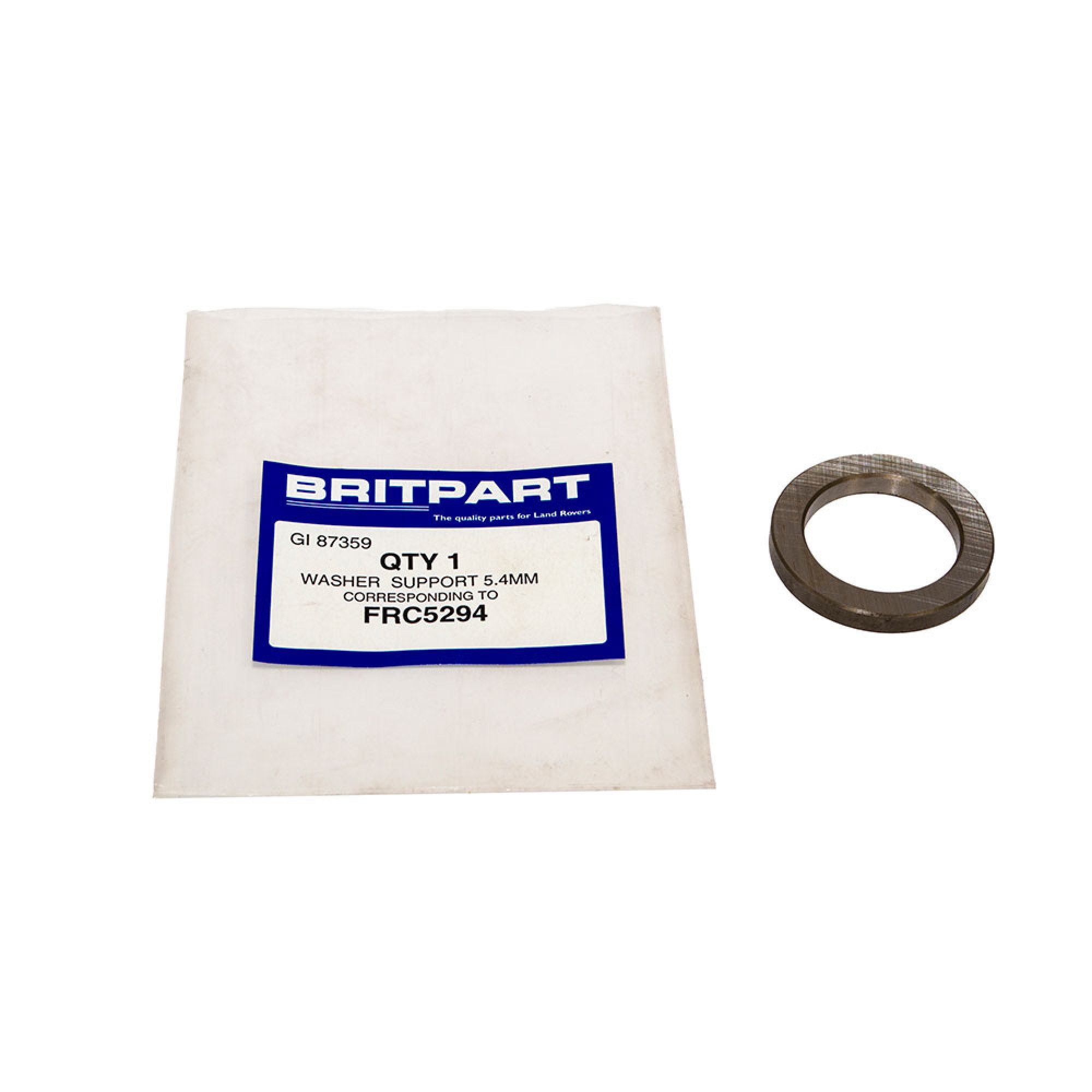 FRC5294 - Washer Support Plate Mainshaft 5.40mm LT77 5.40mm 90/110 Discovery + R.rover