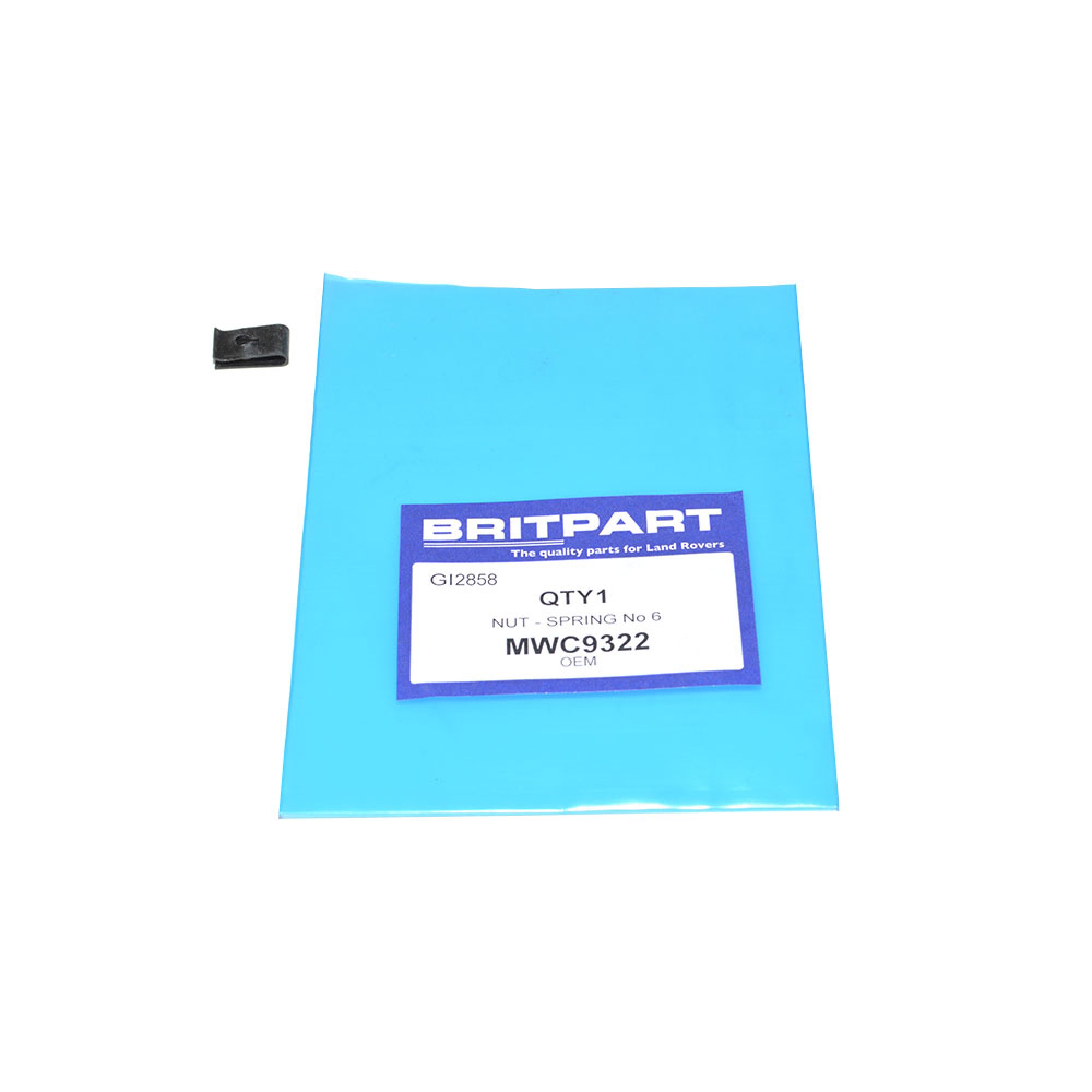 Spring Nut NO6 - MWC9322