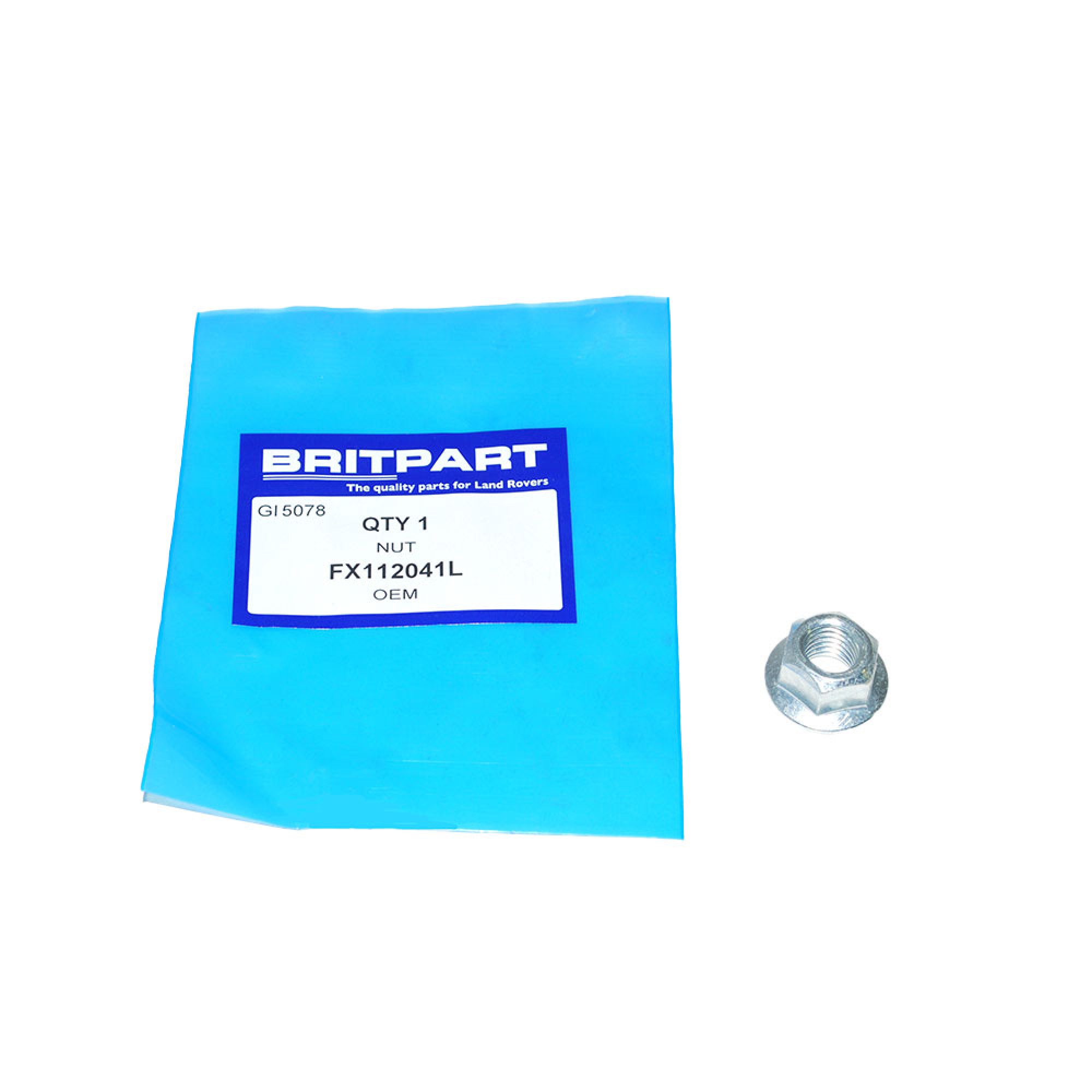 FX112041L - Flanged Nut 12mm