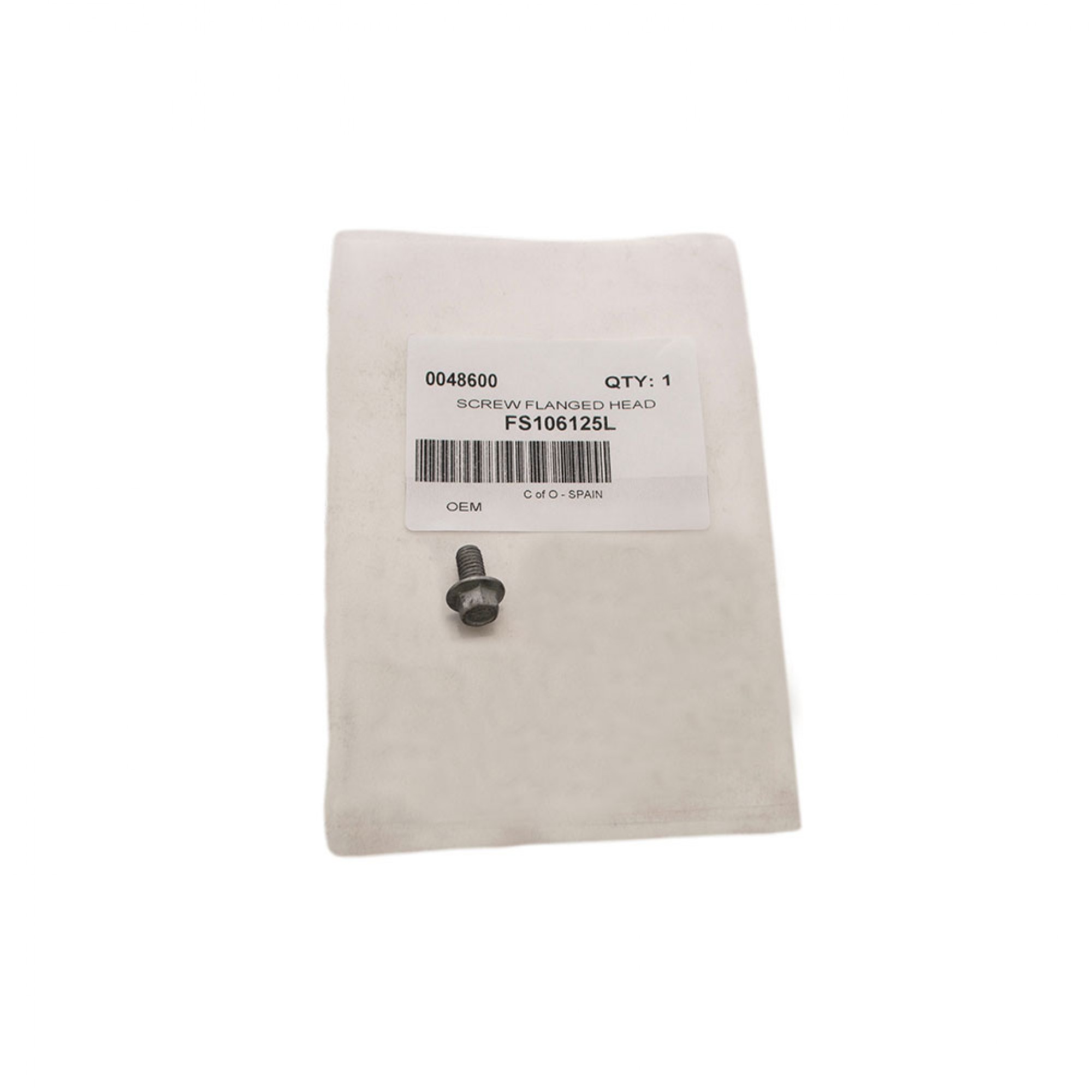 FS106125L - Screw Flange Head M6 x 12mm