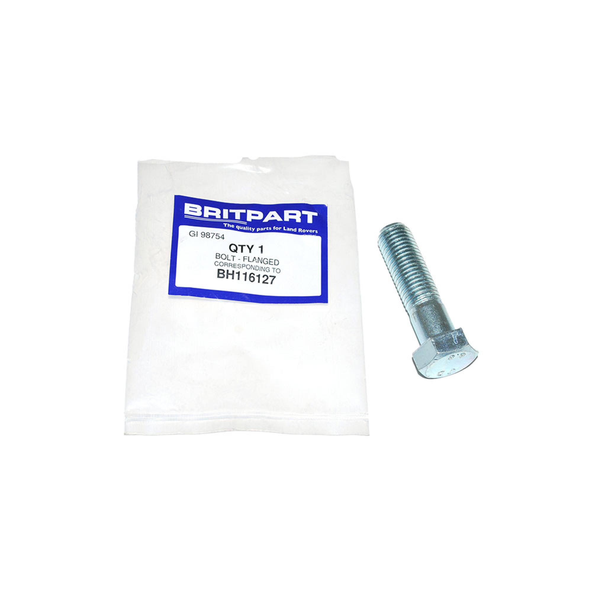 BH116127 - Bolt M16 x 60mm Various Applications