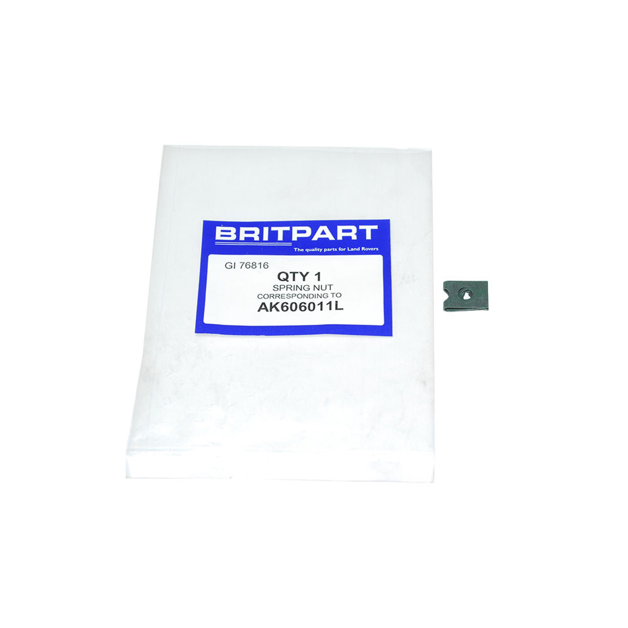 AK606011L - Spire Nut Various Applications