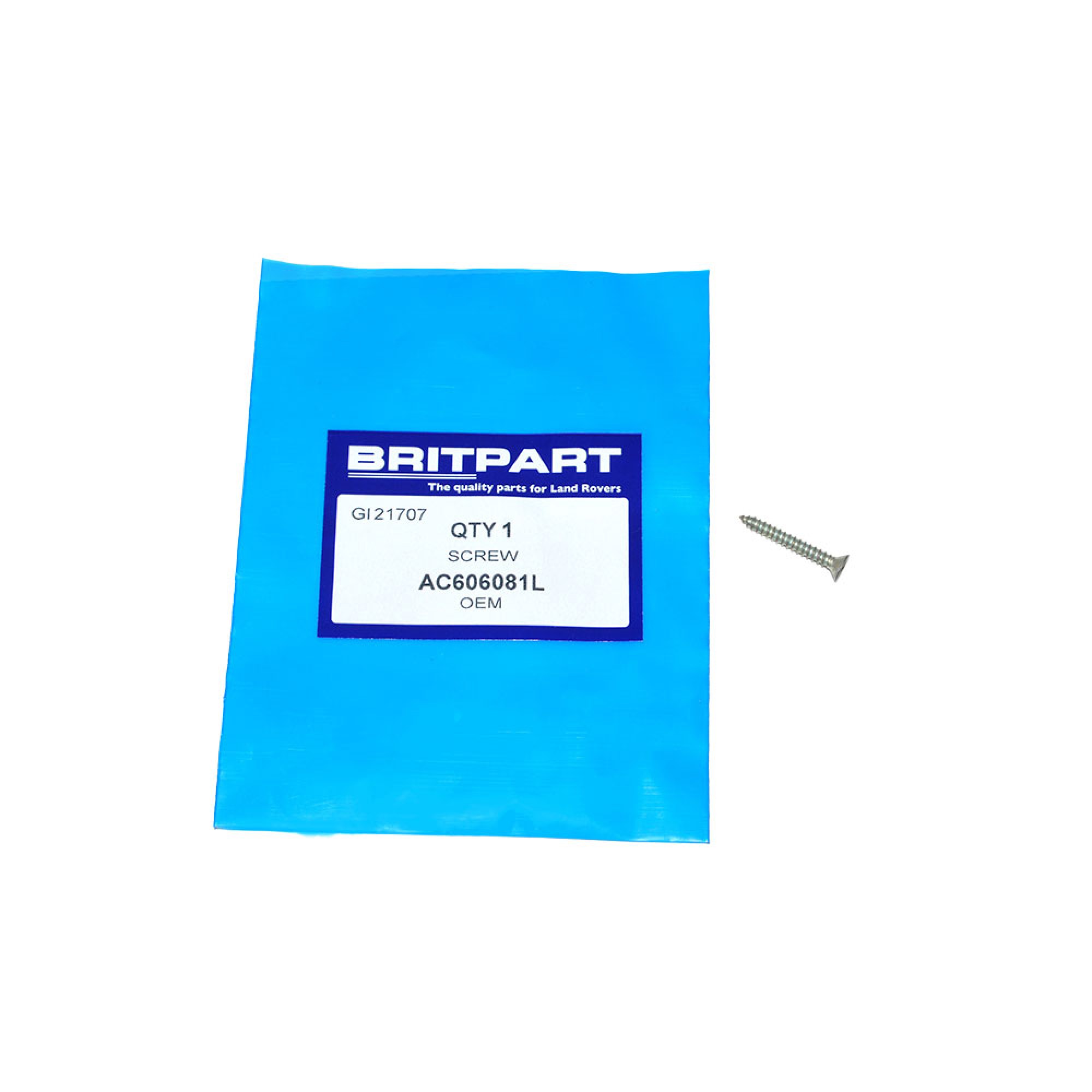 AC606081L - Screw Window Channel