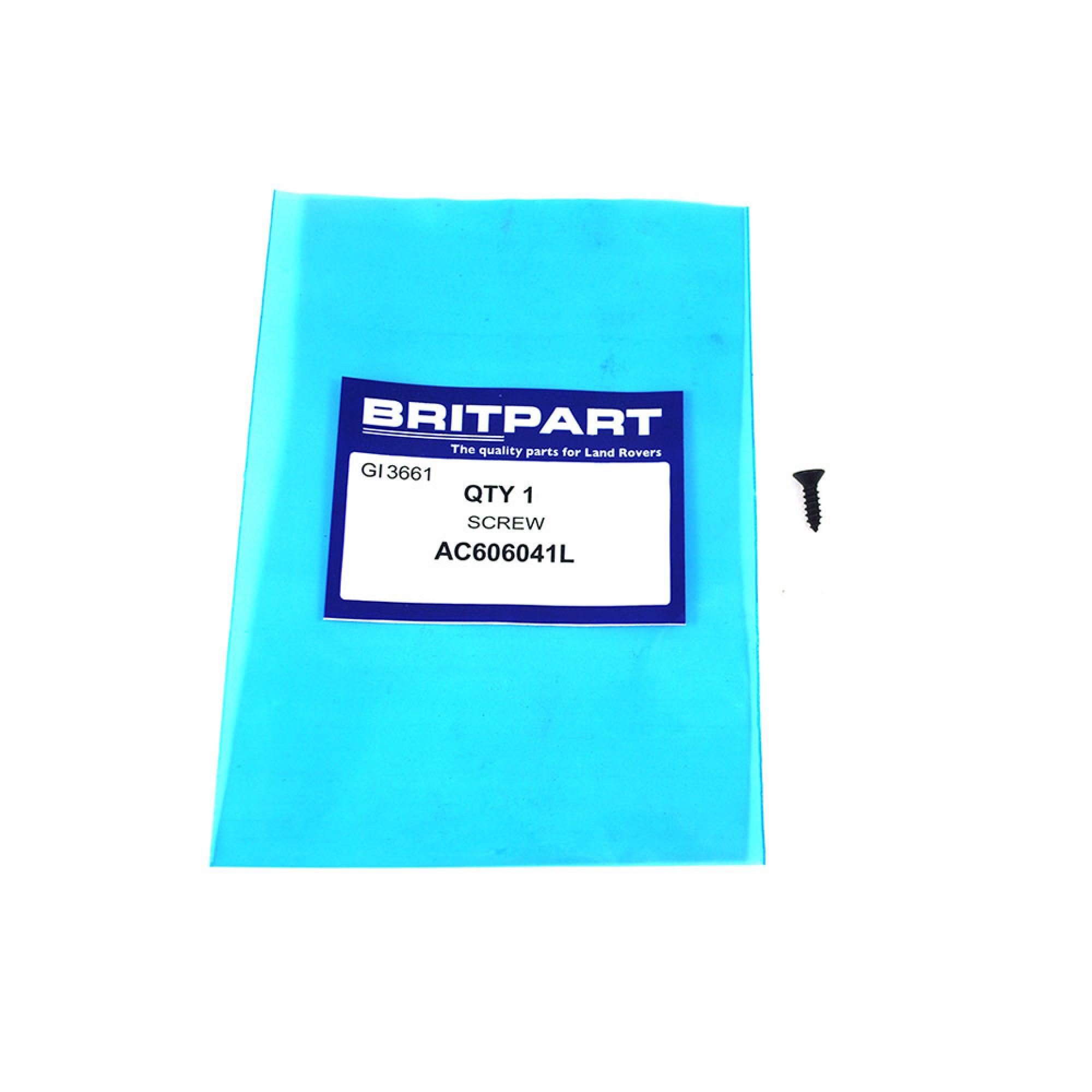 Screw Fixing Window Channel. No 6 x 1/2 C/S - AC606041L