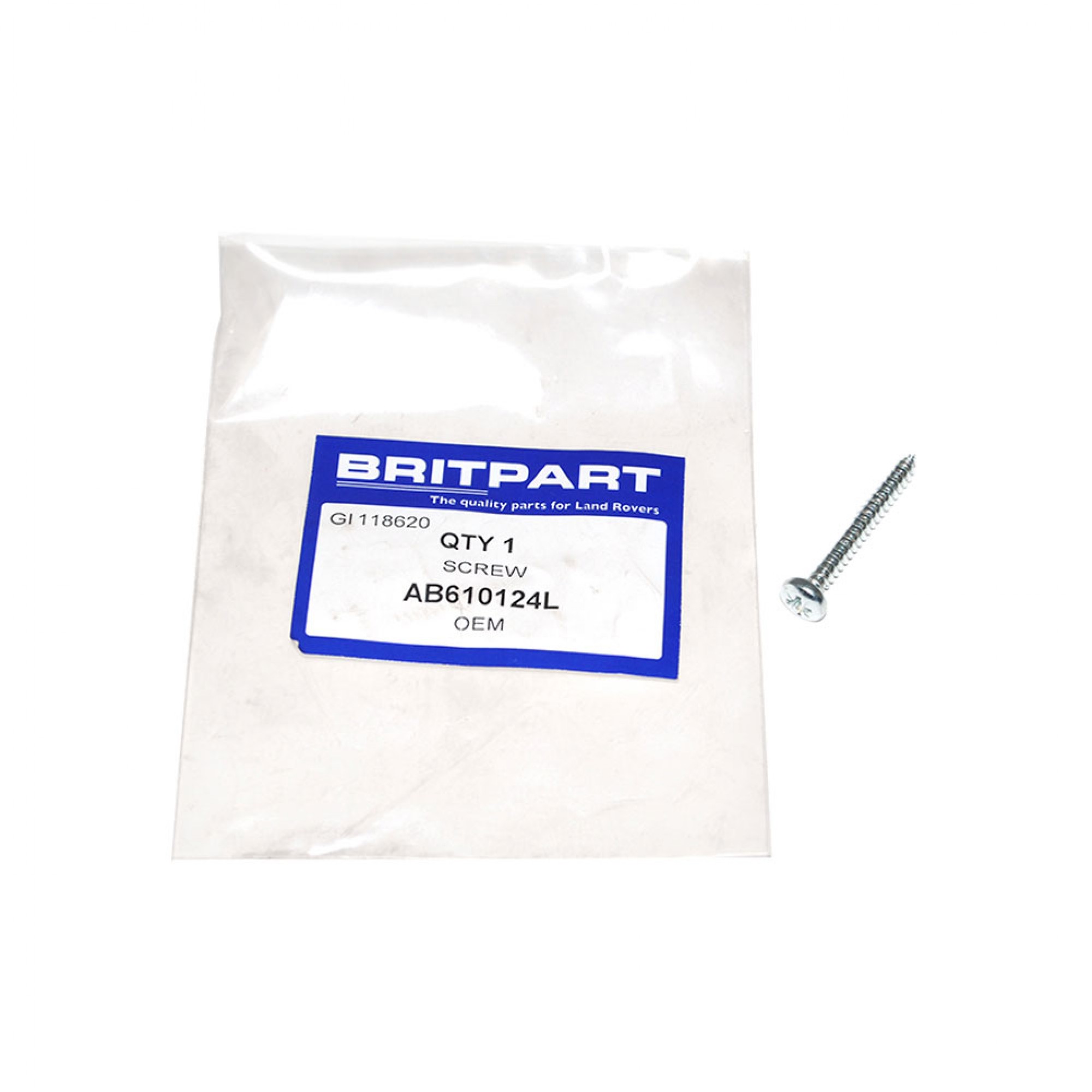 AB610124L - Self Tapper End Panel Dash Series 3 1975-84.