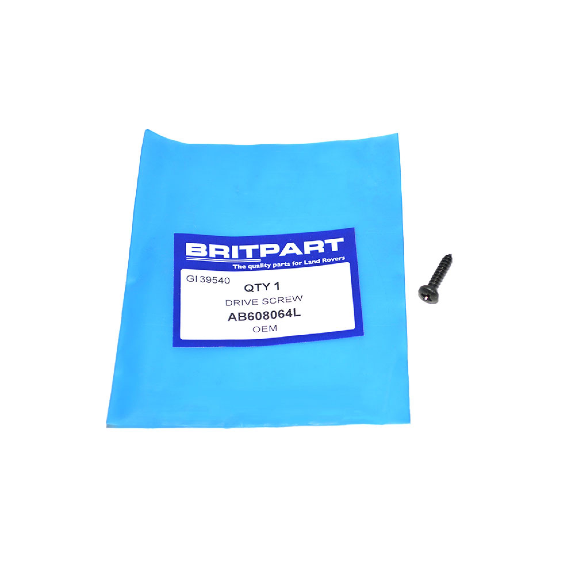 AB608064L - Drive Screw 8 x 3/4