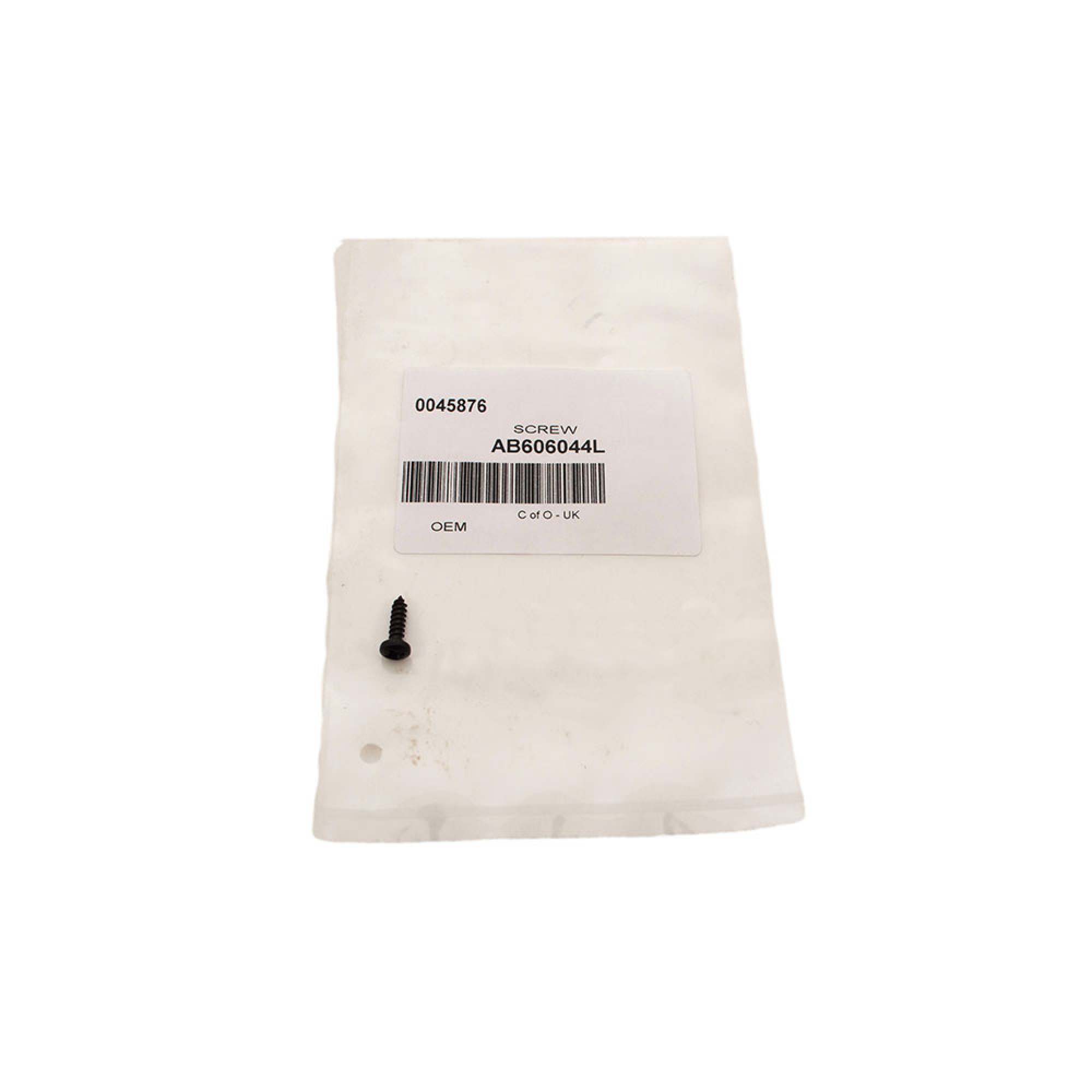 AB606044L - Screw Self Tap 6 x 1/2 Black