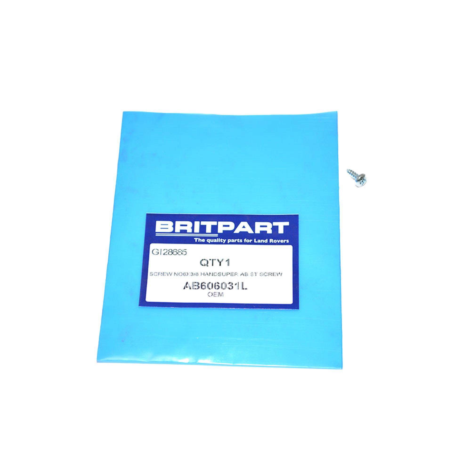 Genuine Drive Screw No 6 x 3/8 Inch . Pan Head Pozi - AB606031L