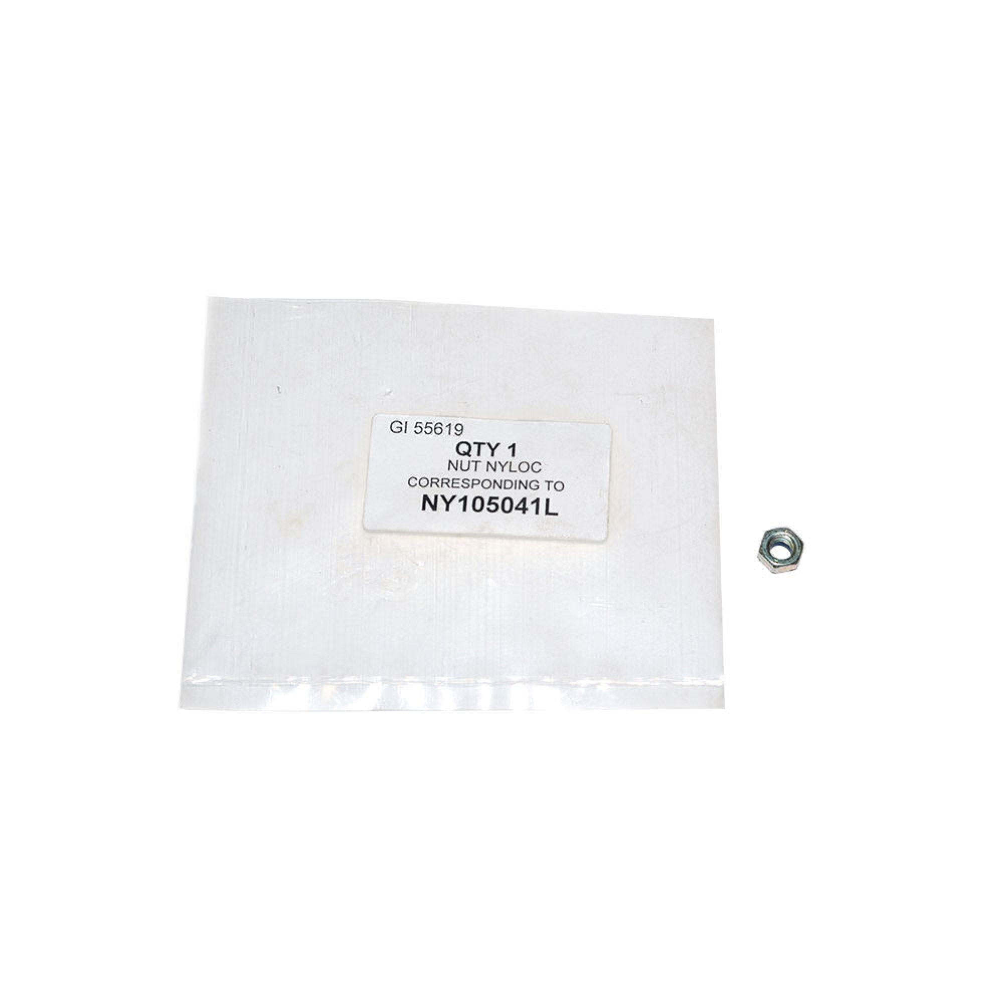 NY105041L - Nyloc Nut 5mm