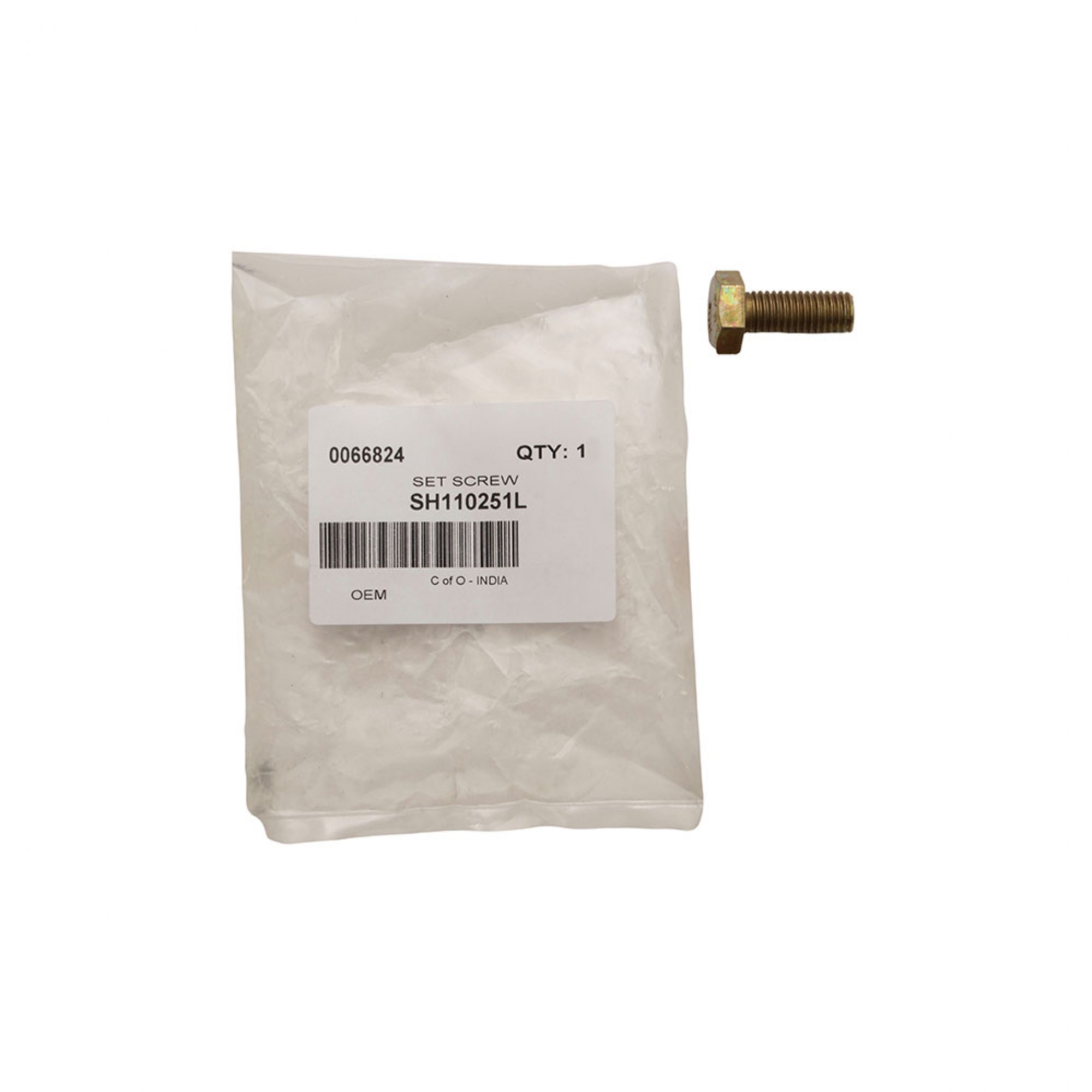 SH110251L - Set Screw M10 x 25mm