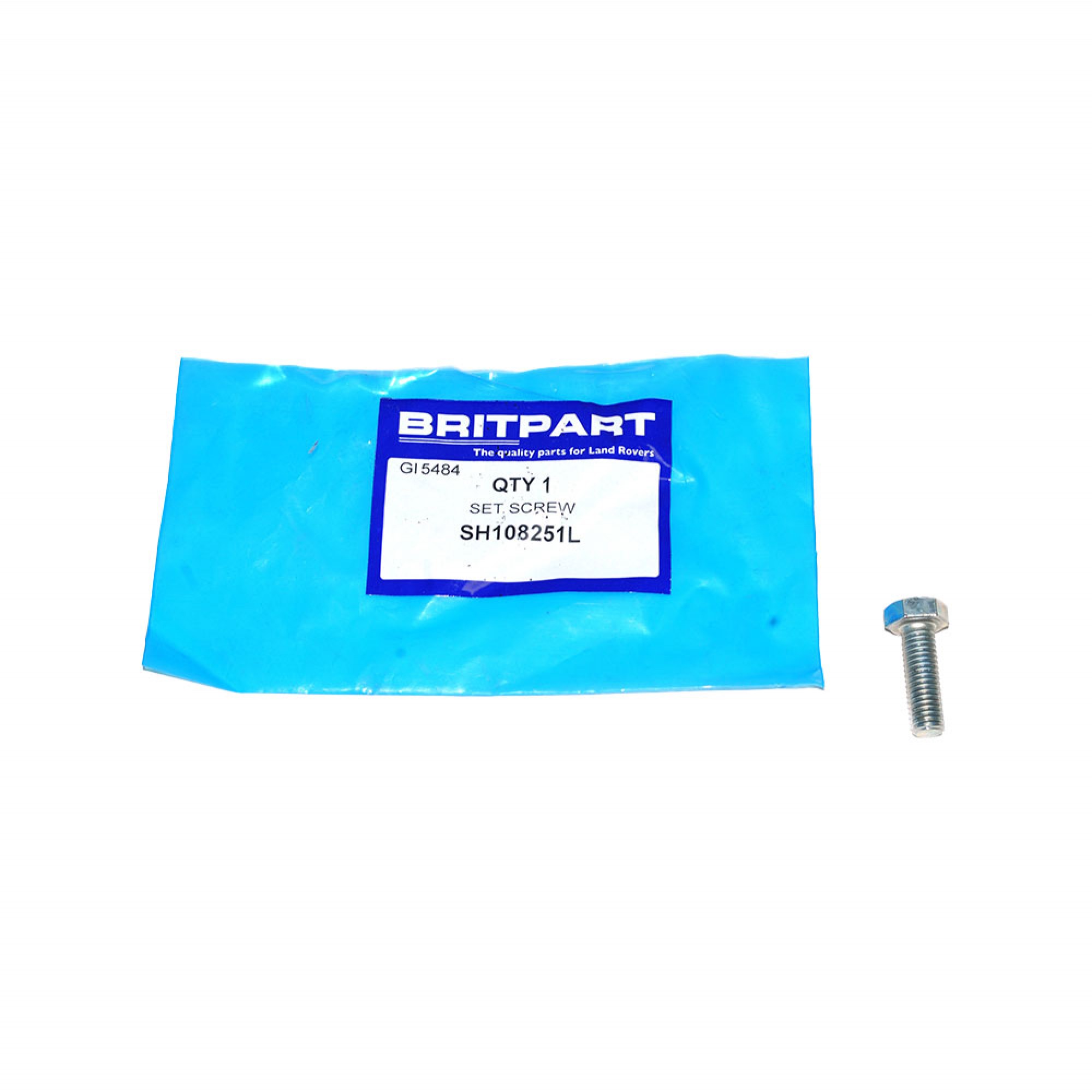 SH108251L - Set Screw Hex Head M8 x 25mm