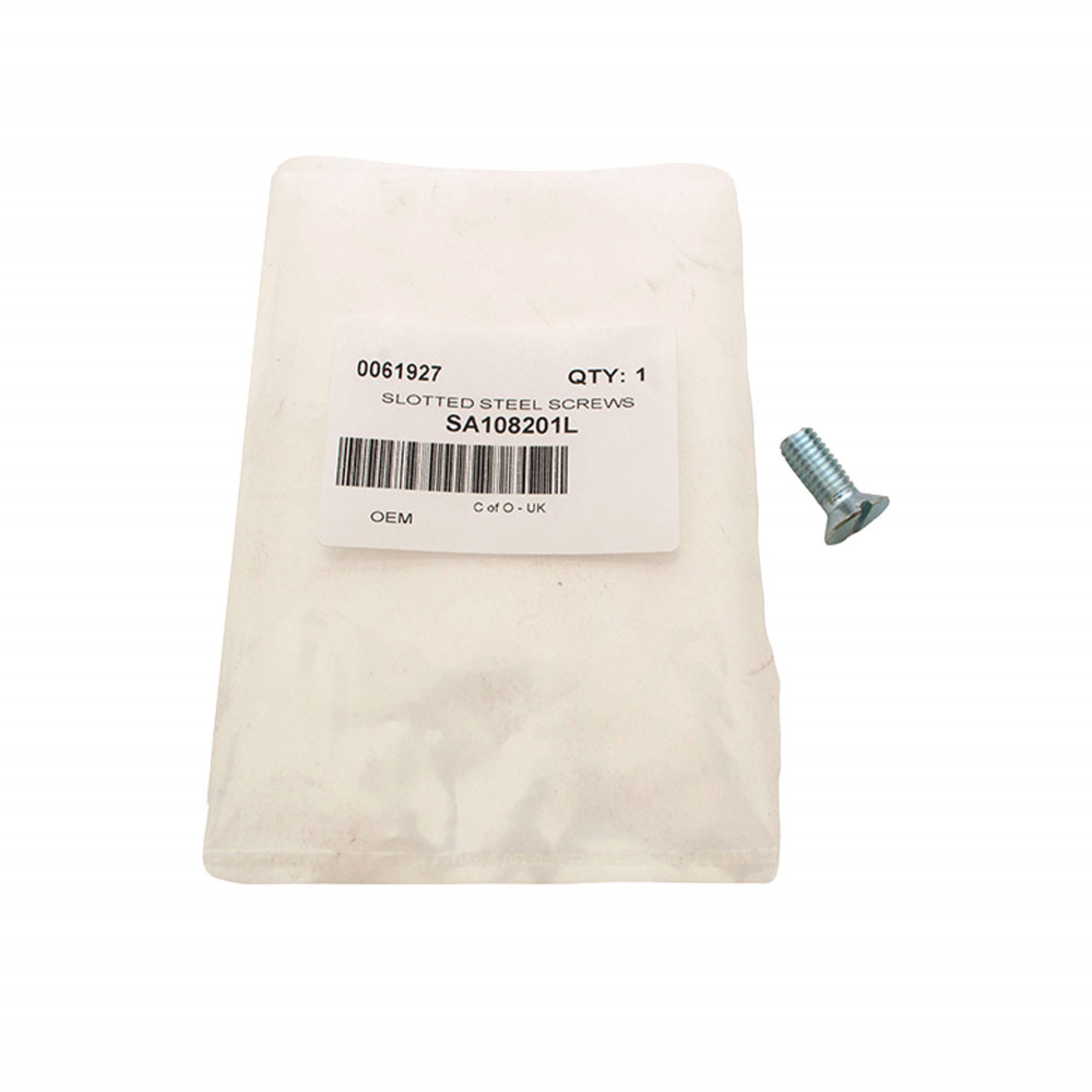 SA108201L - Set Screw M8 x 20mm Counter Sunk Hand Brake Drum