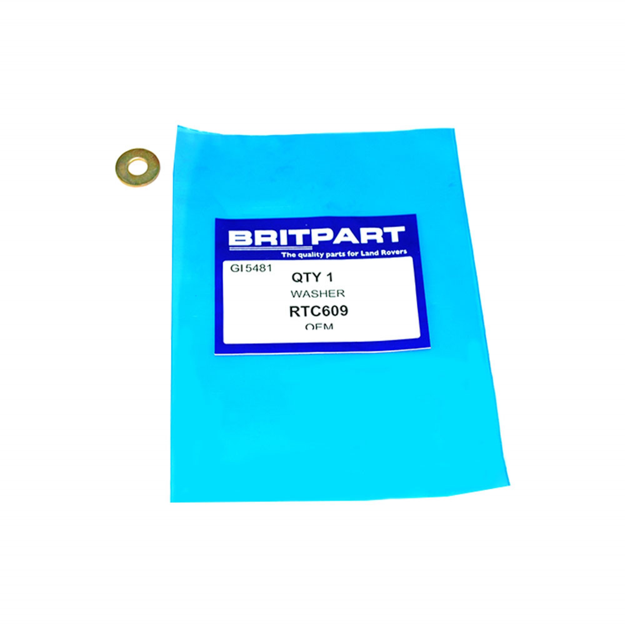 RTC609 - Plain Washer 5/8 Od x 1/4 ID