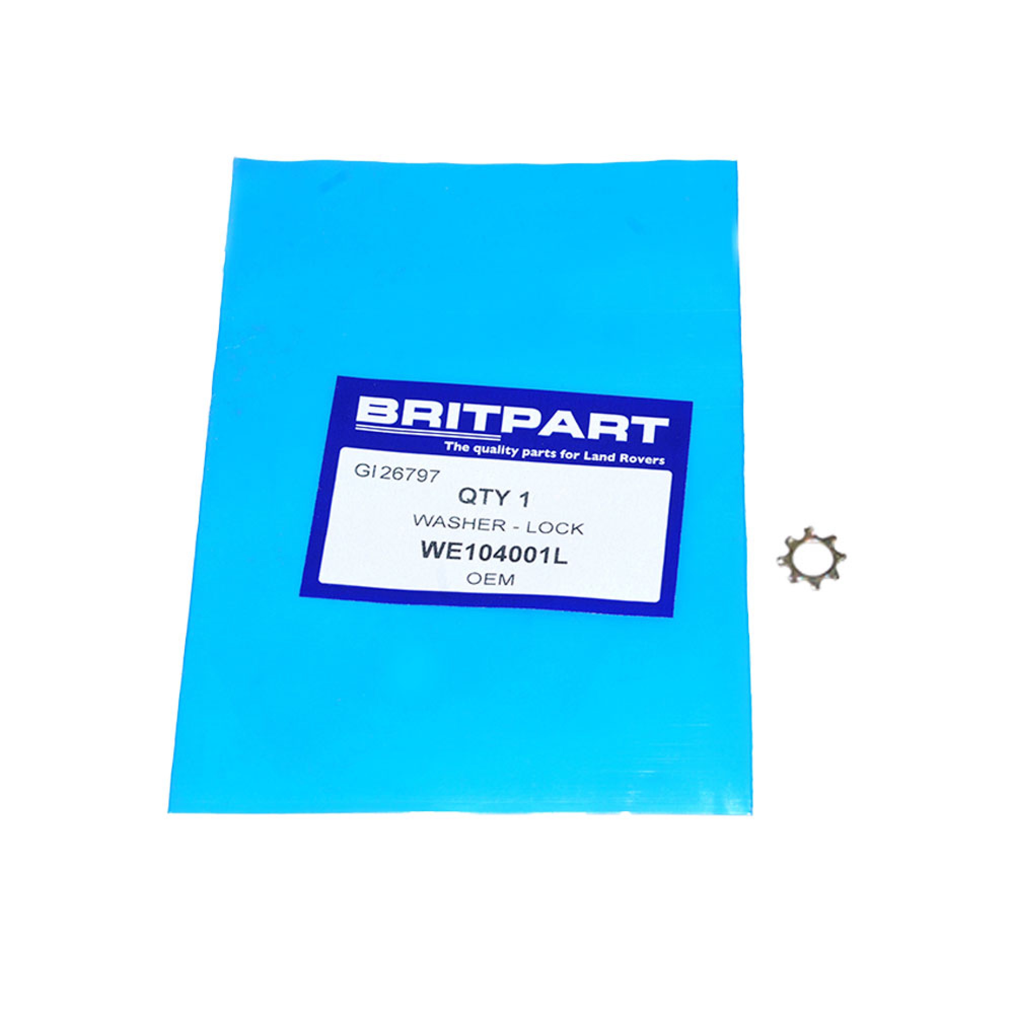 WE104001L - Serated Washer 5mm ID