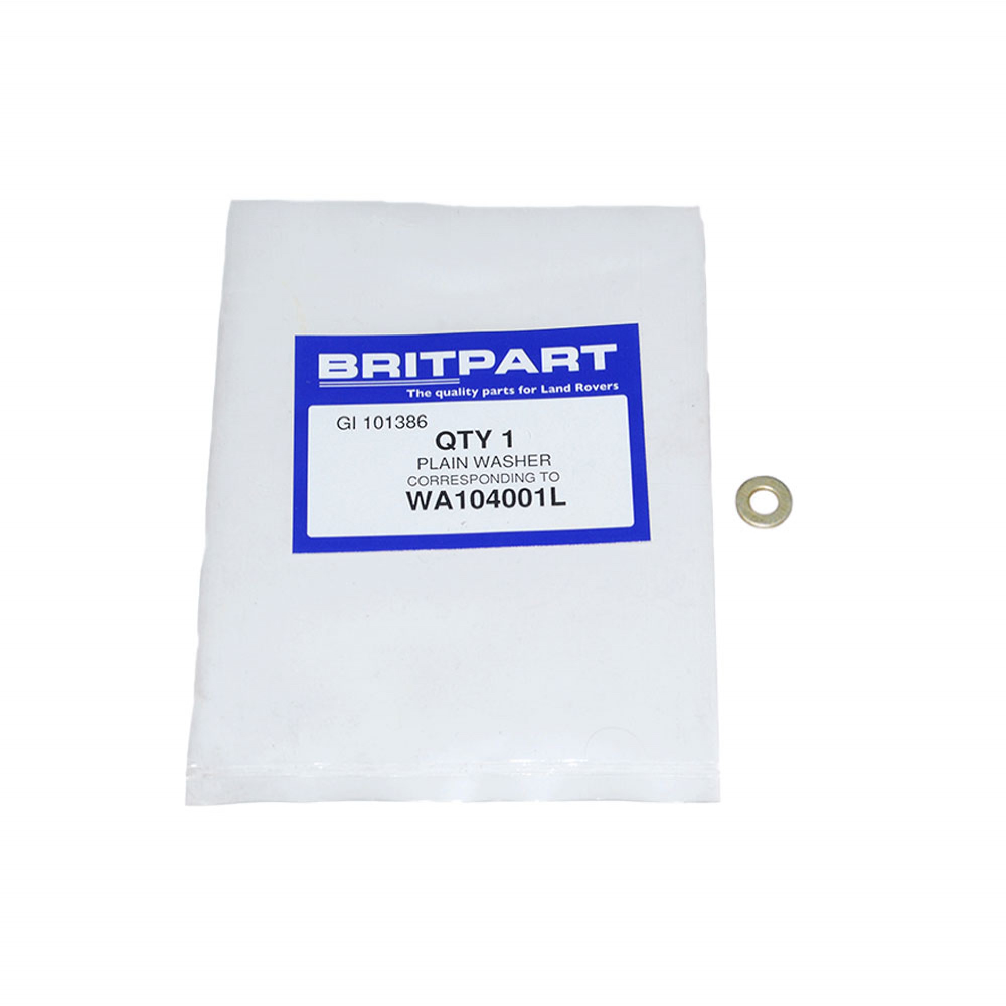 Washer Plain 4mm - WA104001L