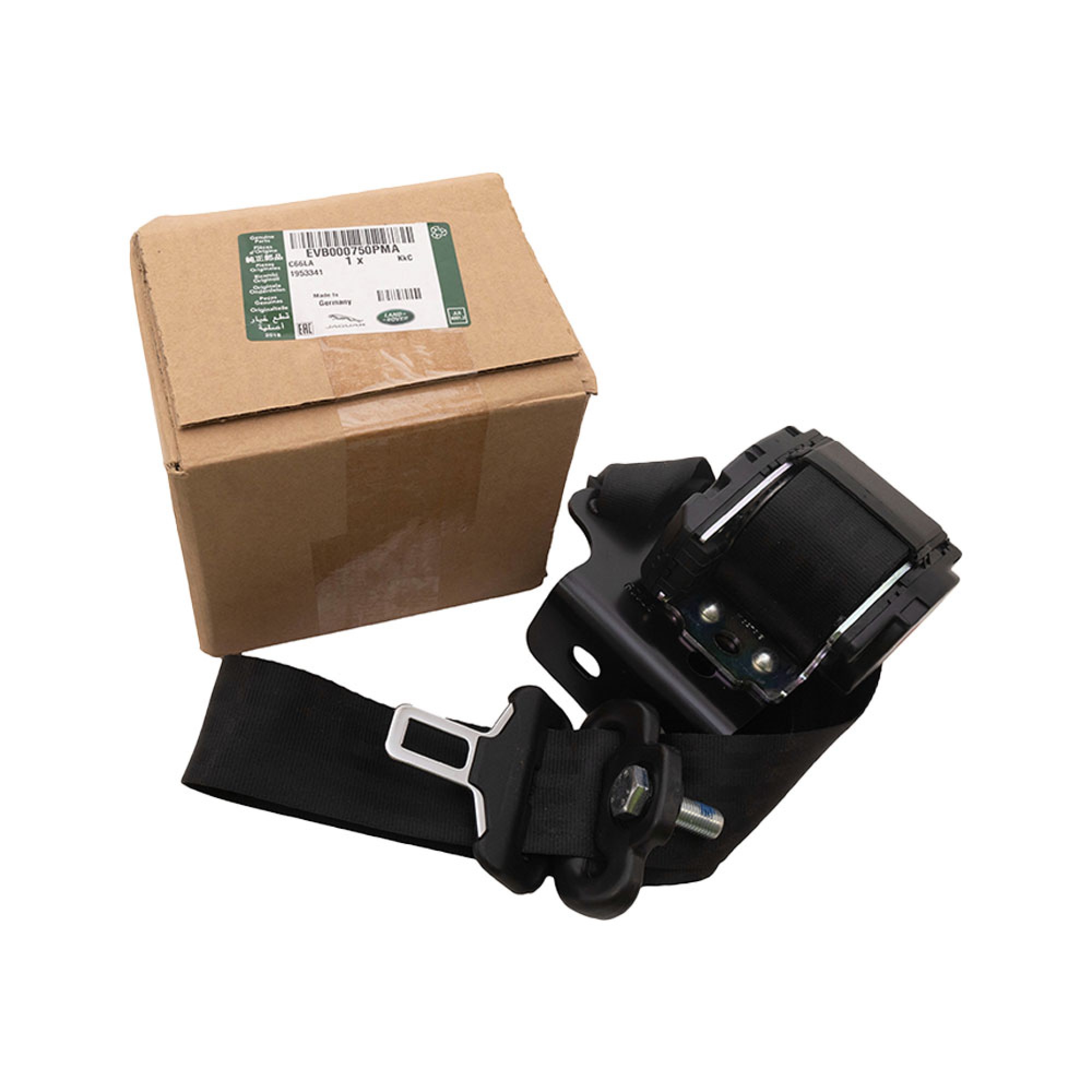 EVB000750PMA - Genuine Seat Belt Assembley Front LH from 2A631931 from 2A631931