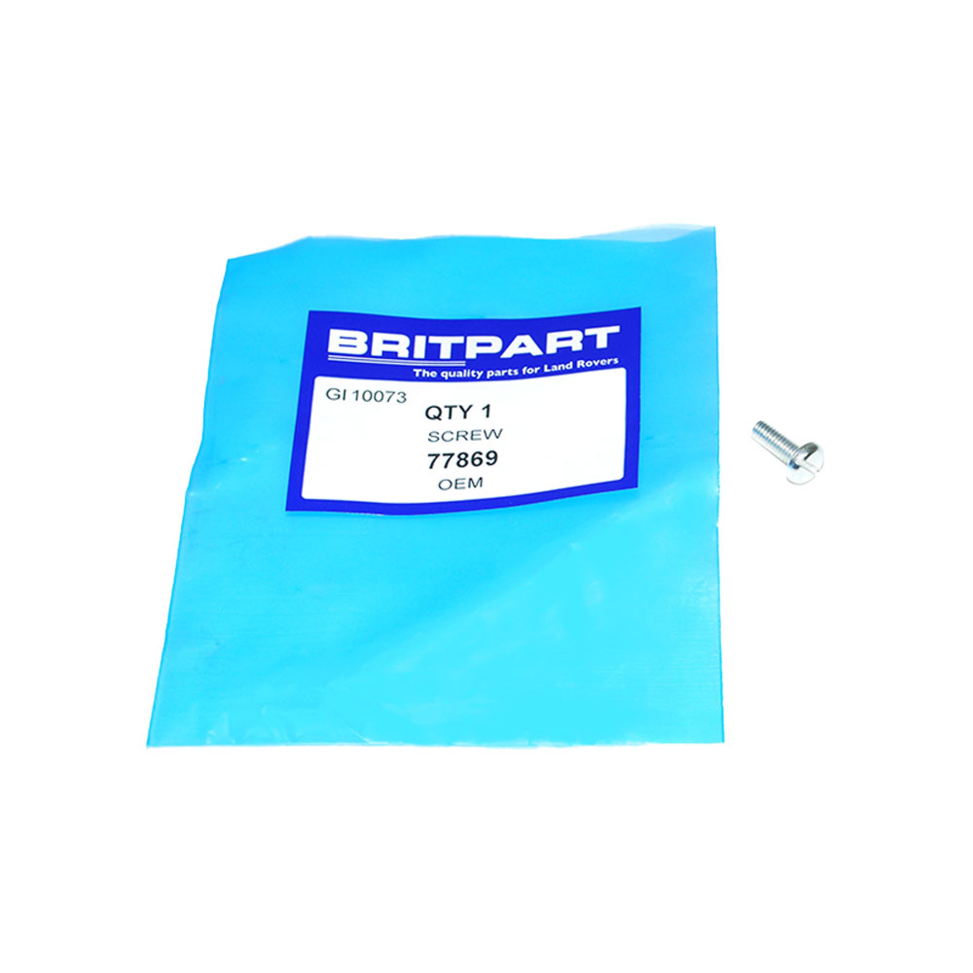 77869 - Pan Head Screw 2BA x 1/2 Inch Various Applications