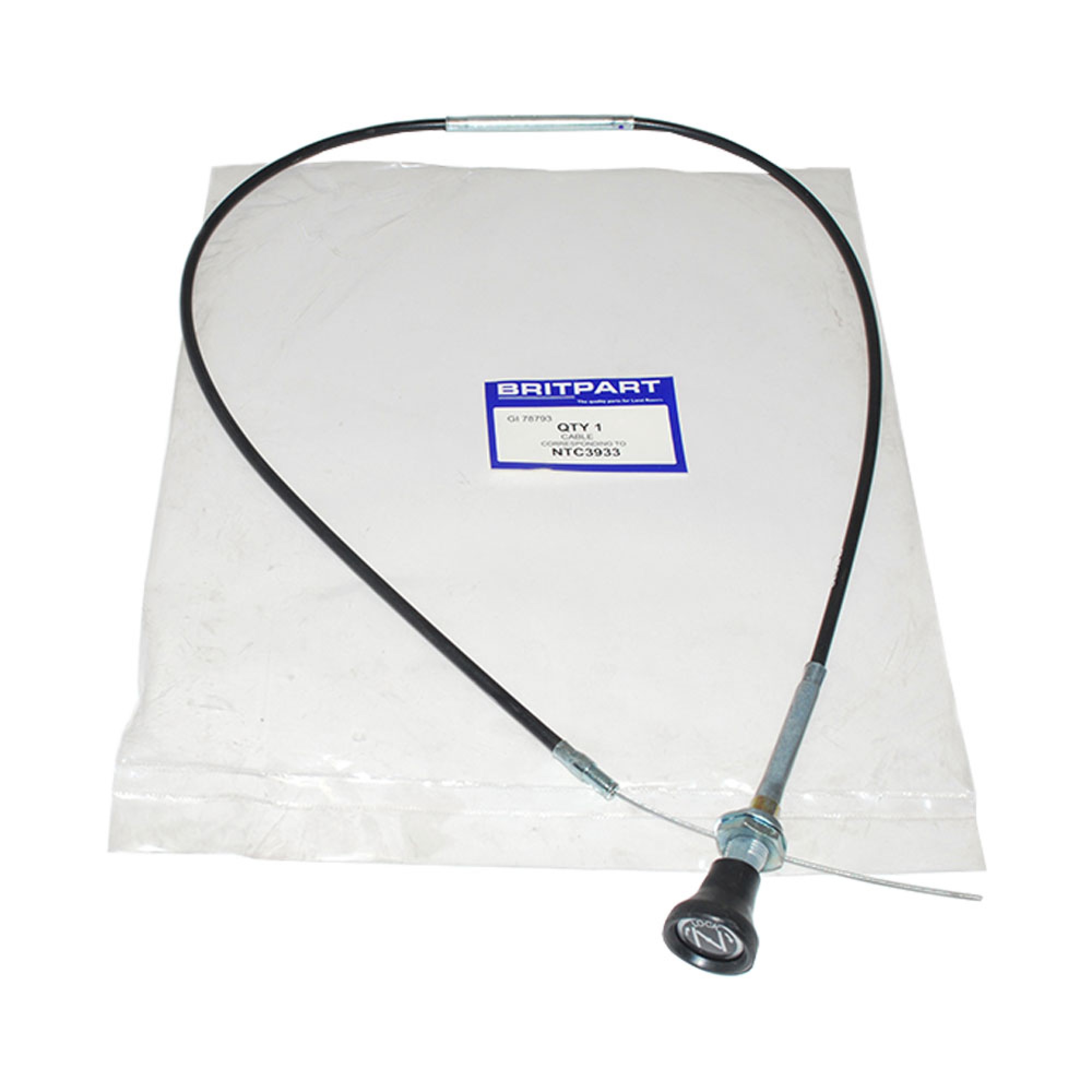 NTC3933 - Choke Cable L.H.D V8 90/110 from VIN271214