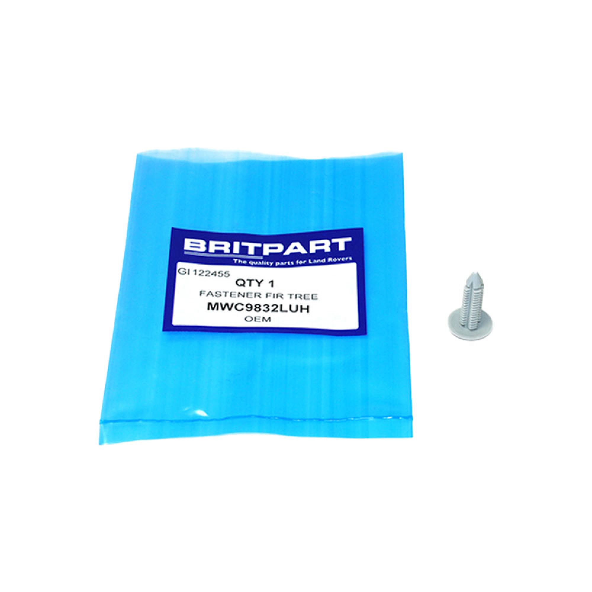 MWC9832LUH - Fastener Stud for Headlining Plastic Grey