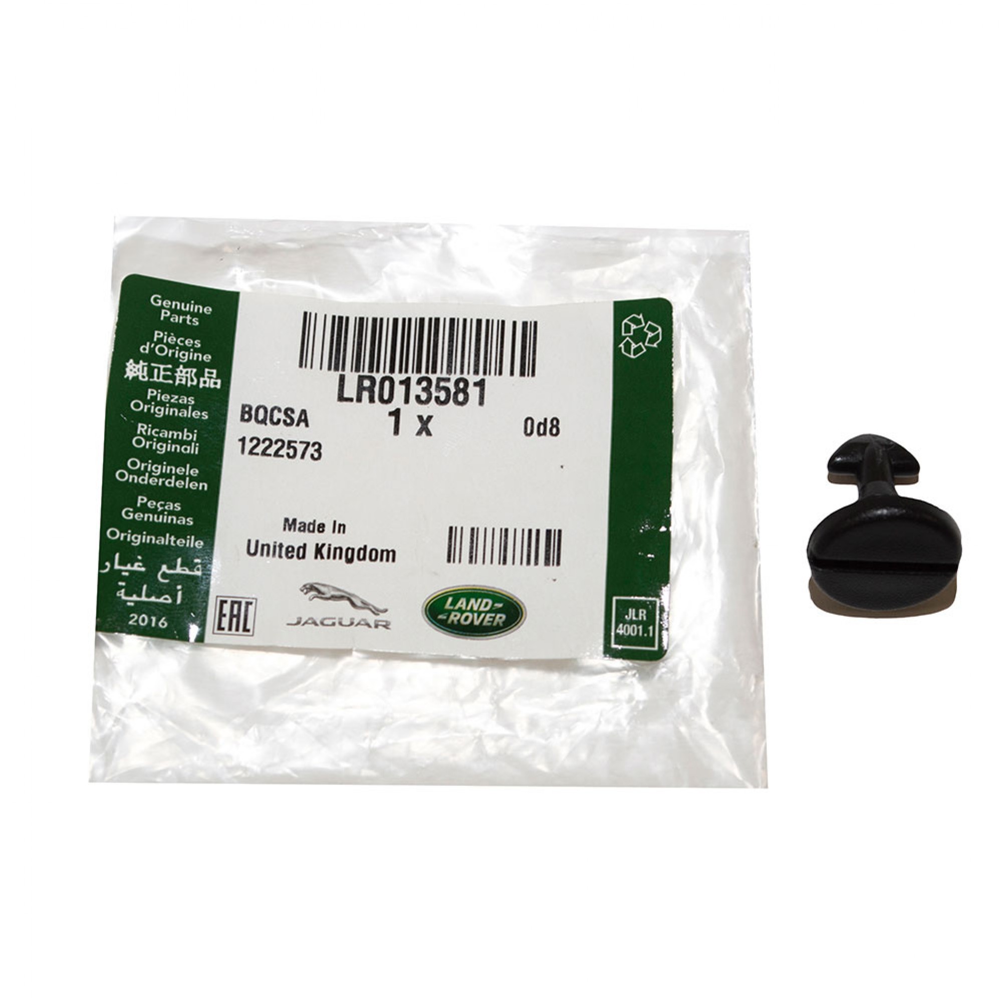 LR013581LR - Genuine Facia Trim Clip Male