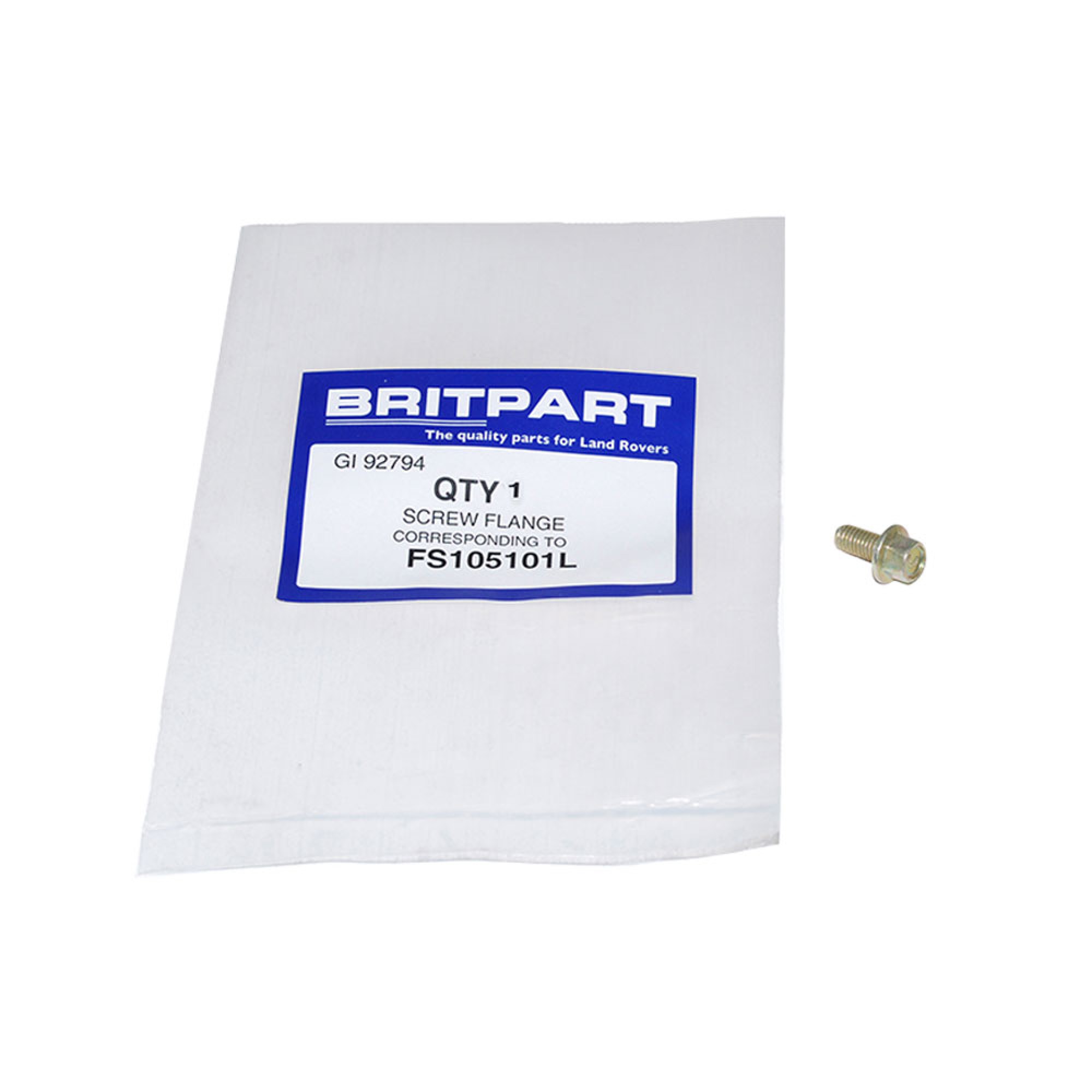 FS105101L - Flanged Head M5 x 10mm Various Applications