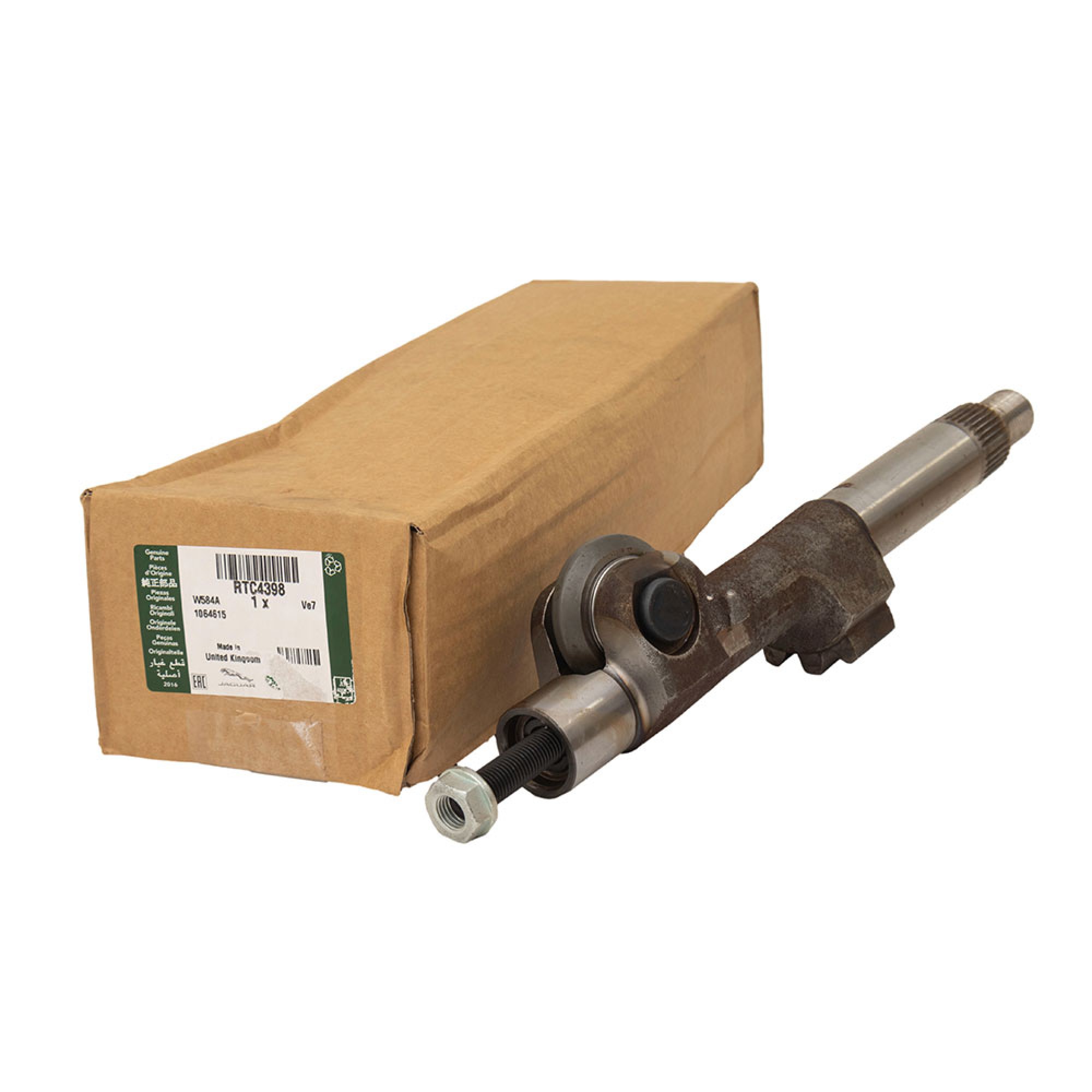 RTC4398 - Genuine Shaft for Steering Box 4 Pin RHD