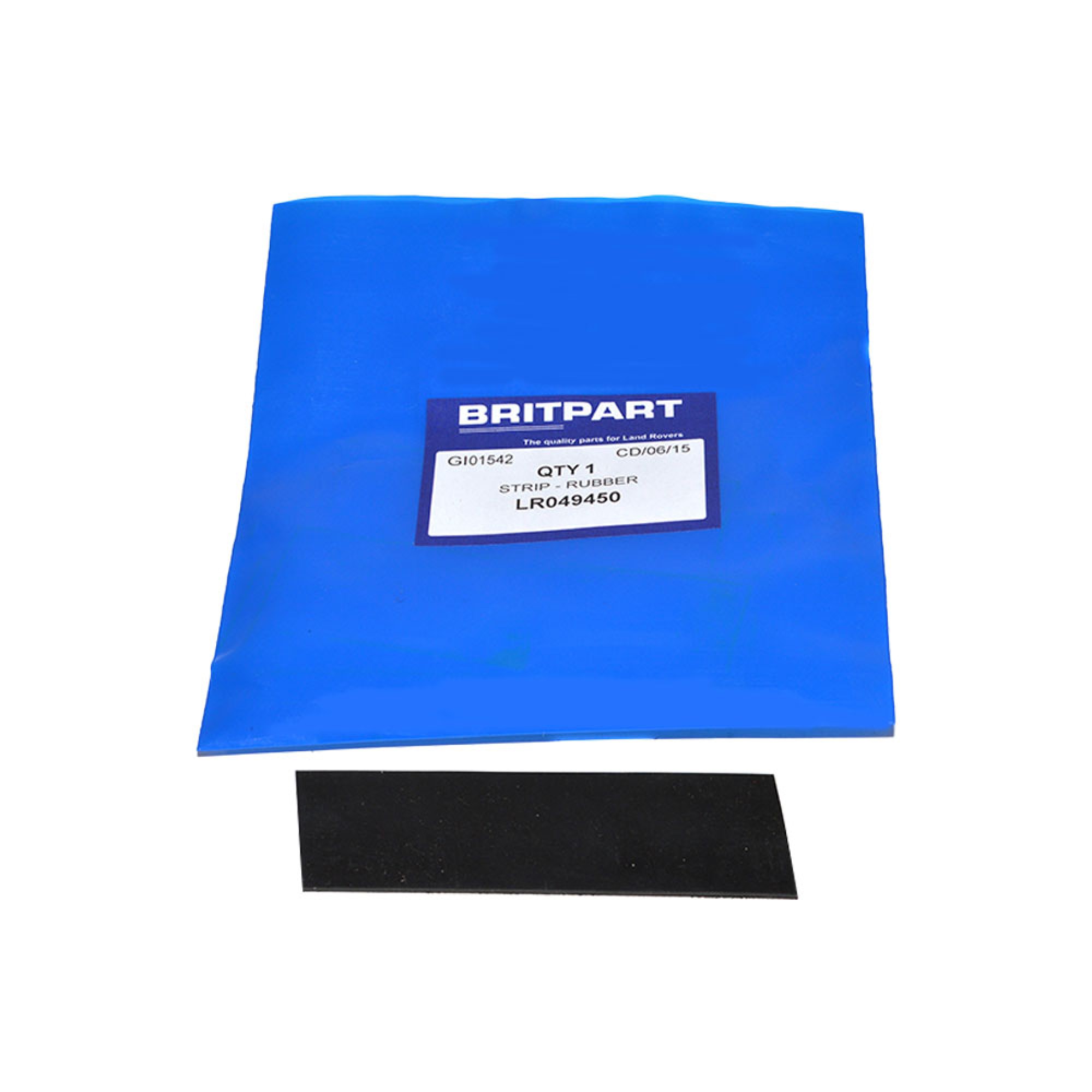 LR049450 - Rubber Strip for Column Clamp 1965 Onwards