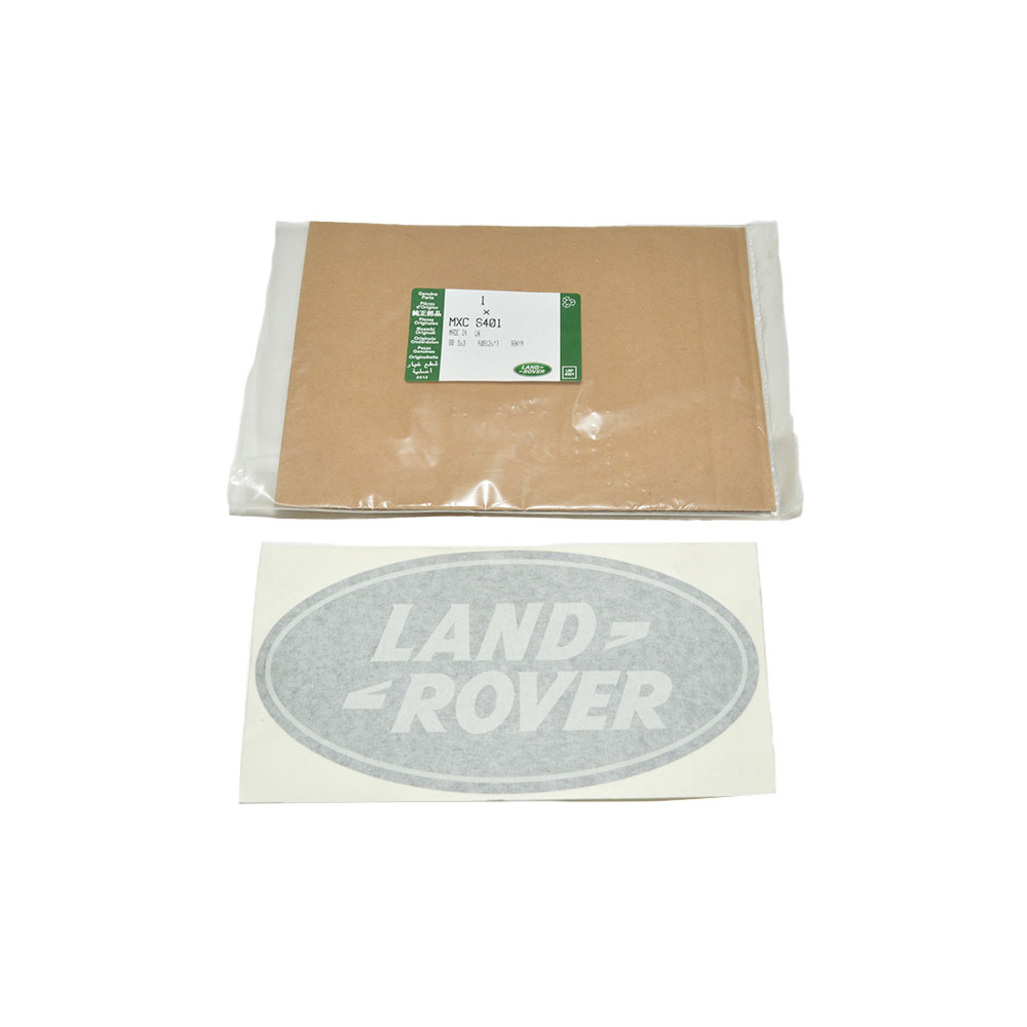 MXC6401 - Genuine Name Badge Decal Rear Body Land Rover Oval