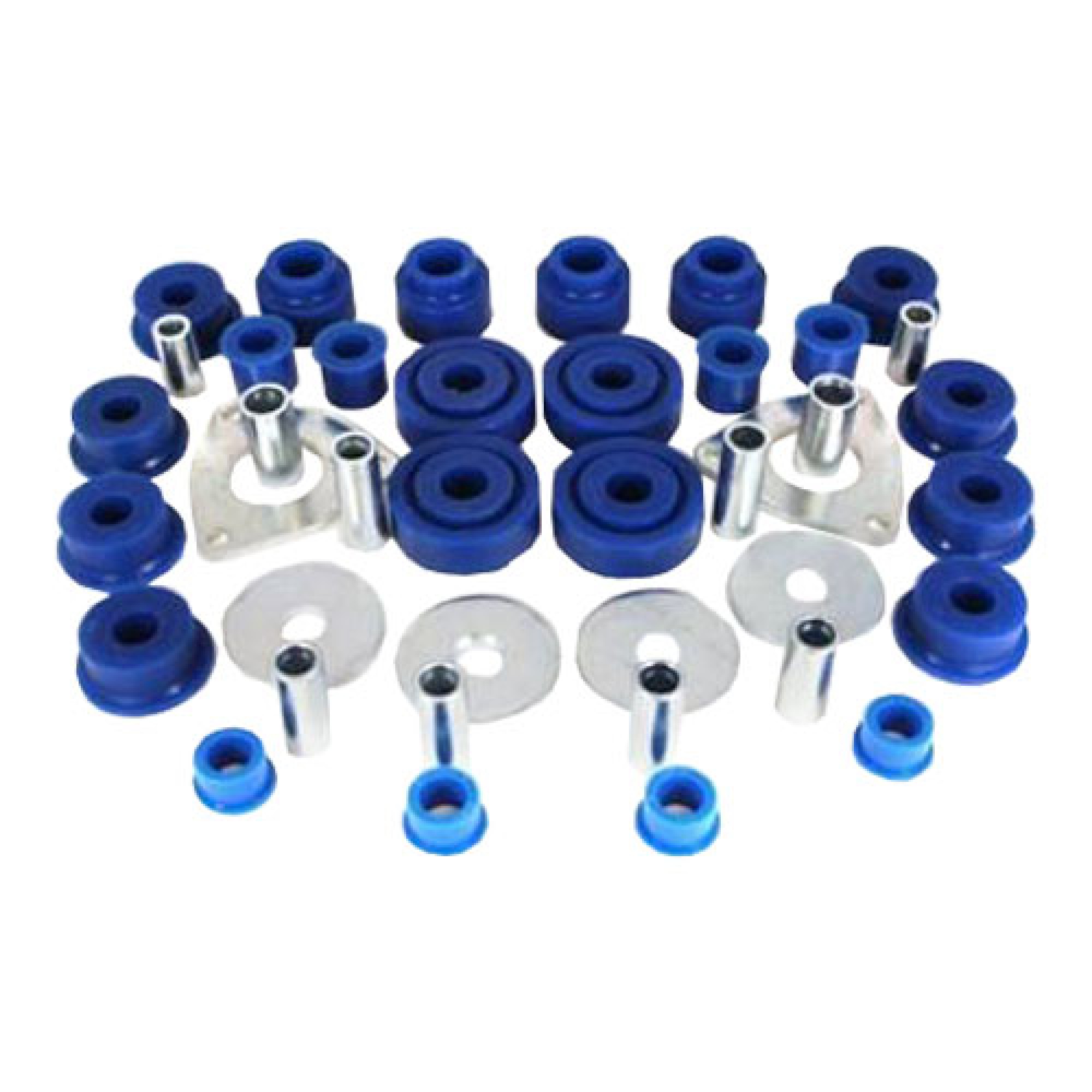 GAL105 - Terrafirm Complete Bush Kit Comfort Blue Defender 90/110 1994 on - Discovery 1 and Range Rover Classic