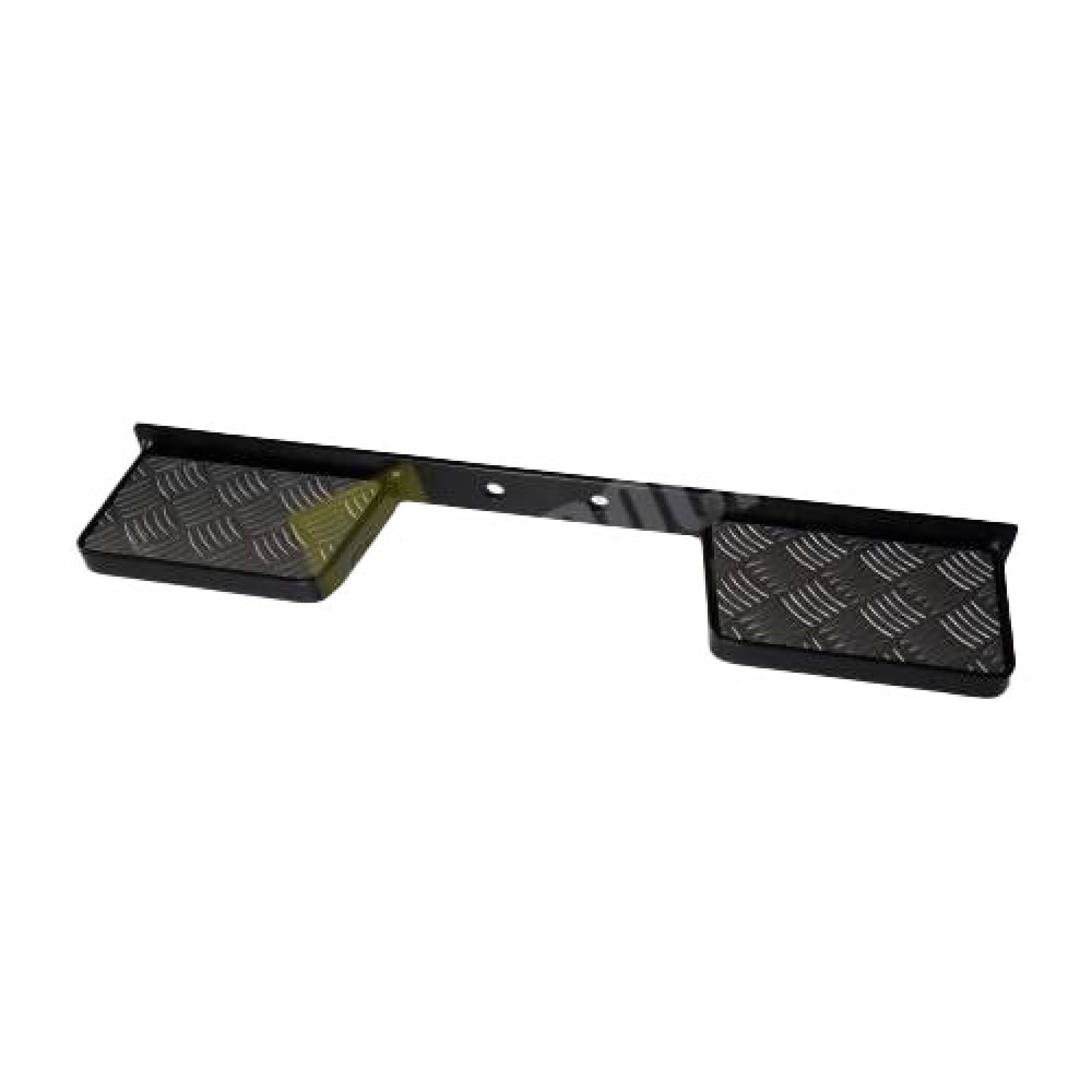 GTS003 - Rear Twin Step Chequer Plate Tread - Black