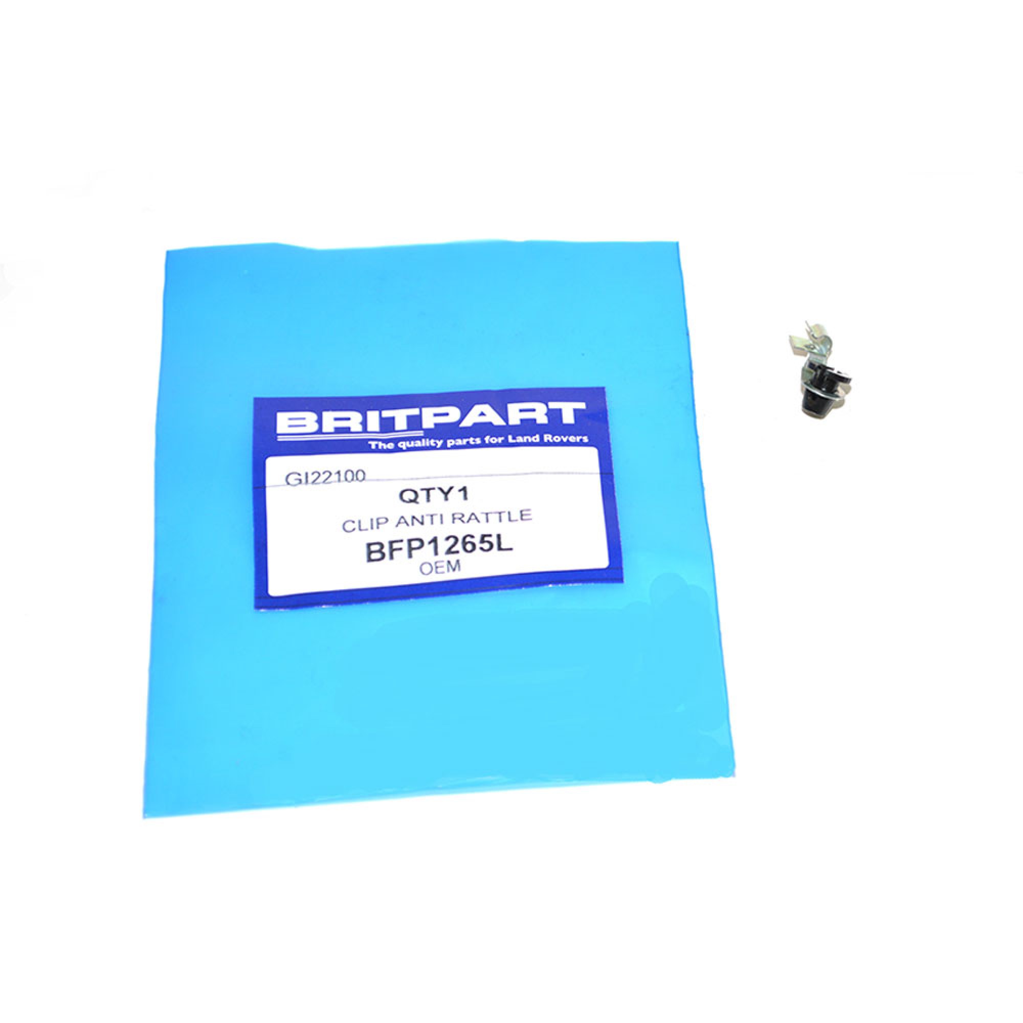 BFP1265L - Clip Anti Rattle Door Lock Range Rover Classic Land Rover 1986 on and Discovery 1