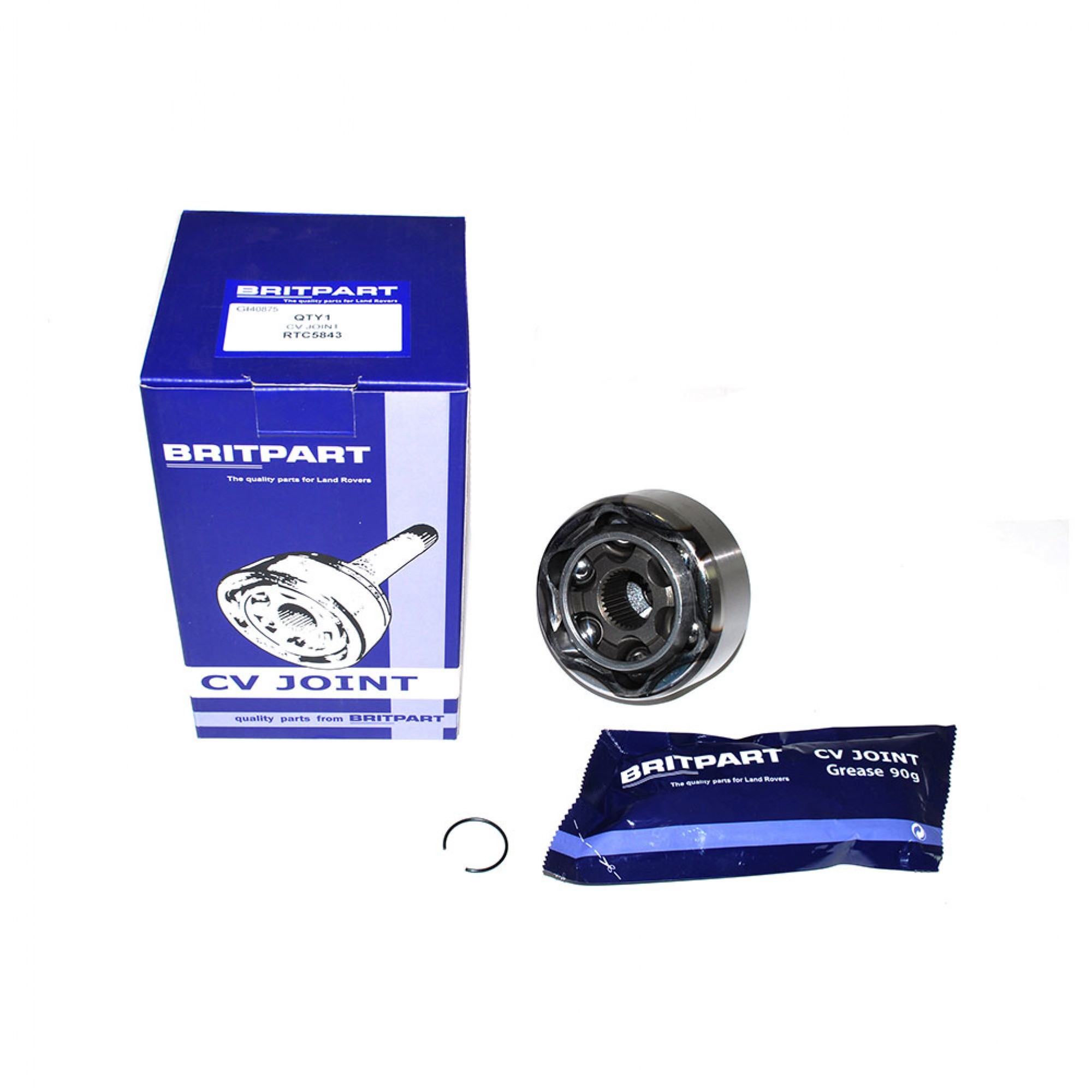 RTC5843 - CV Joint Discovery 1 to JA032850 Range Rover Classic from Ea