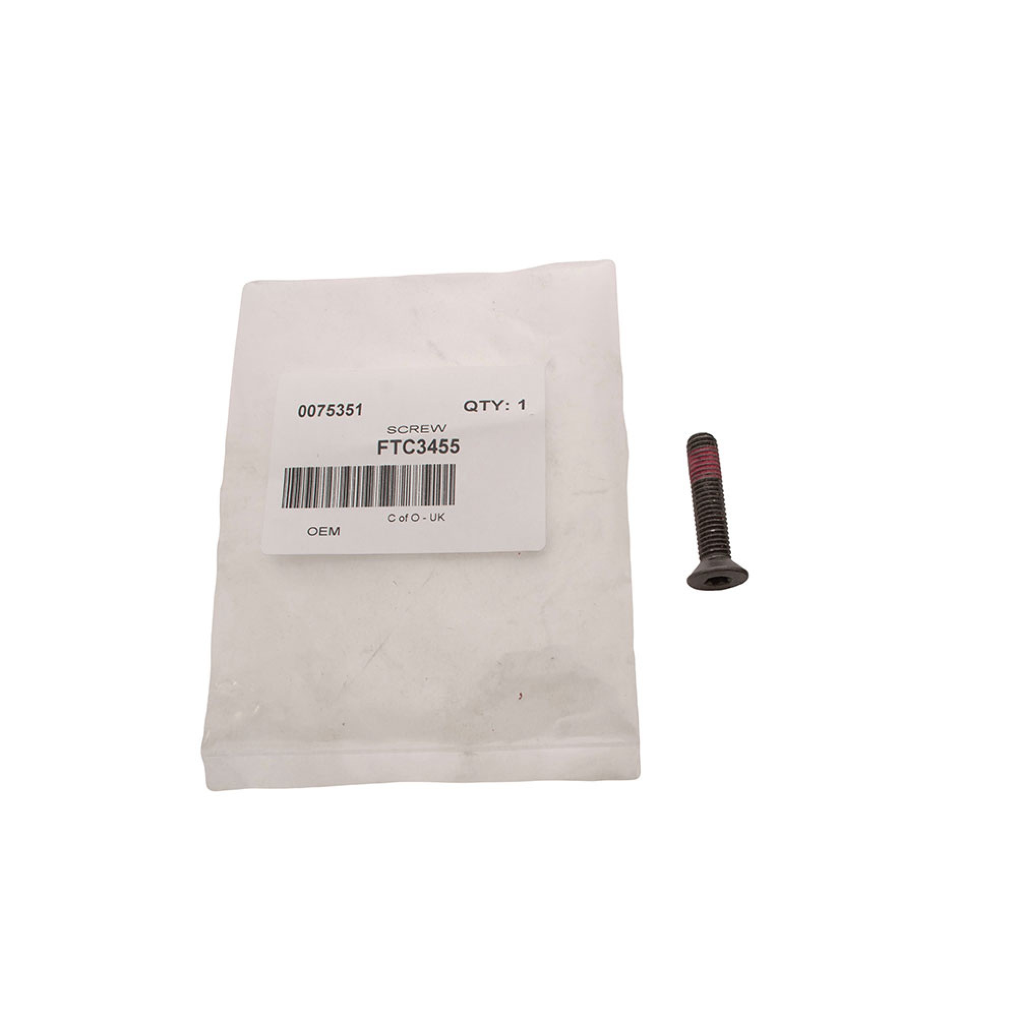 FTC3455 - Bolt for Lower Damper Plate Swivel Housing Range Rover Classic 1990 on with A.b.s. and Disco